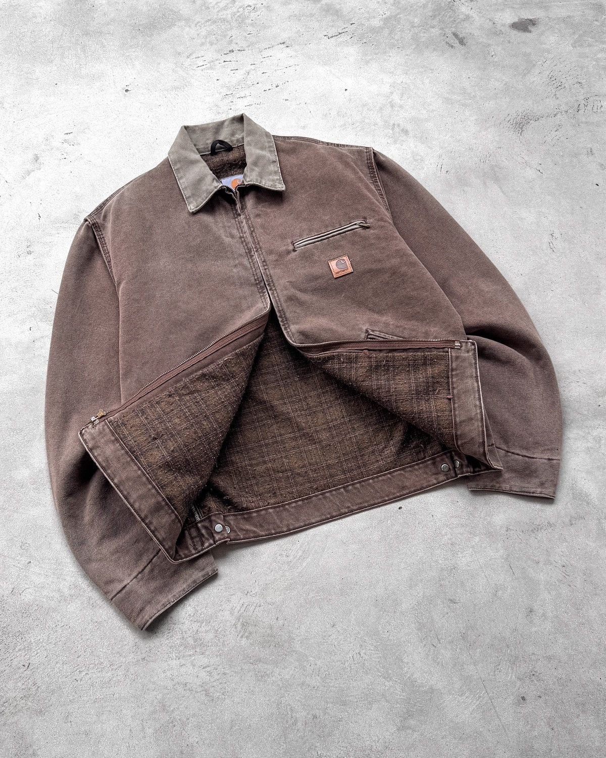 Carhartt Vintage Carhartt Detroit Jacket J97 CHT – Faded Chestnut Size US M / EU 48-50 / 2 - 4 Thumbnail