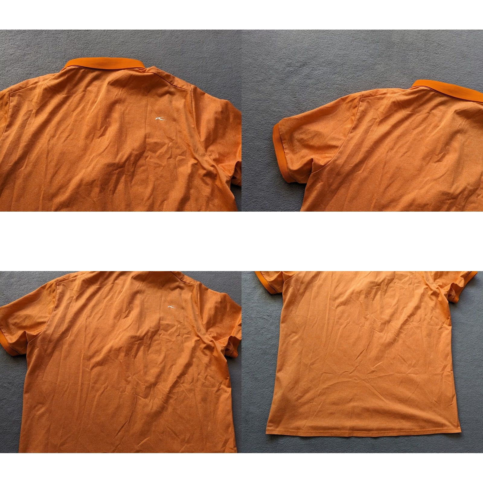KJUS KJUS Golf Polo Shirt Mens Size M Orange Size US M / EU 48-50 / 2 - 9 Thumbnail