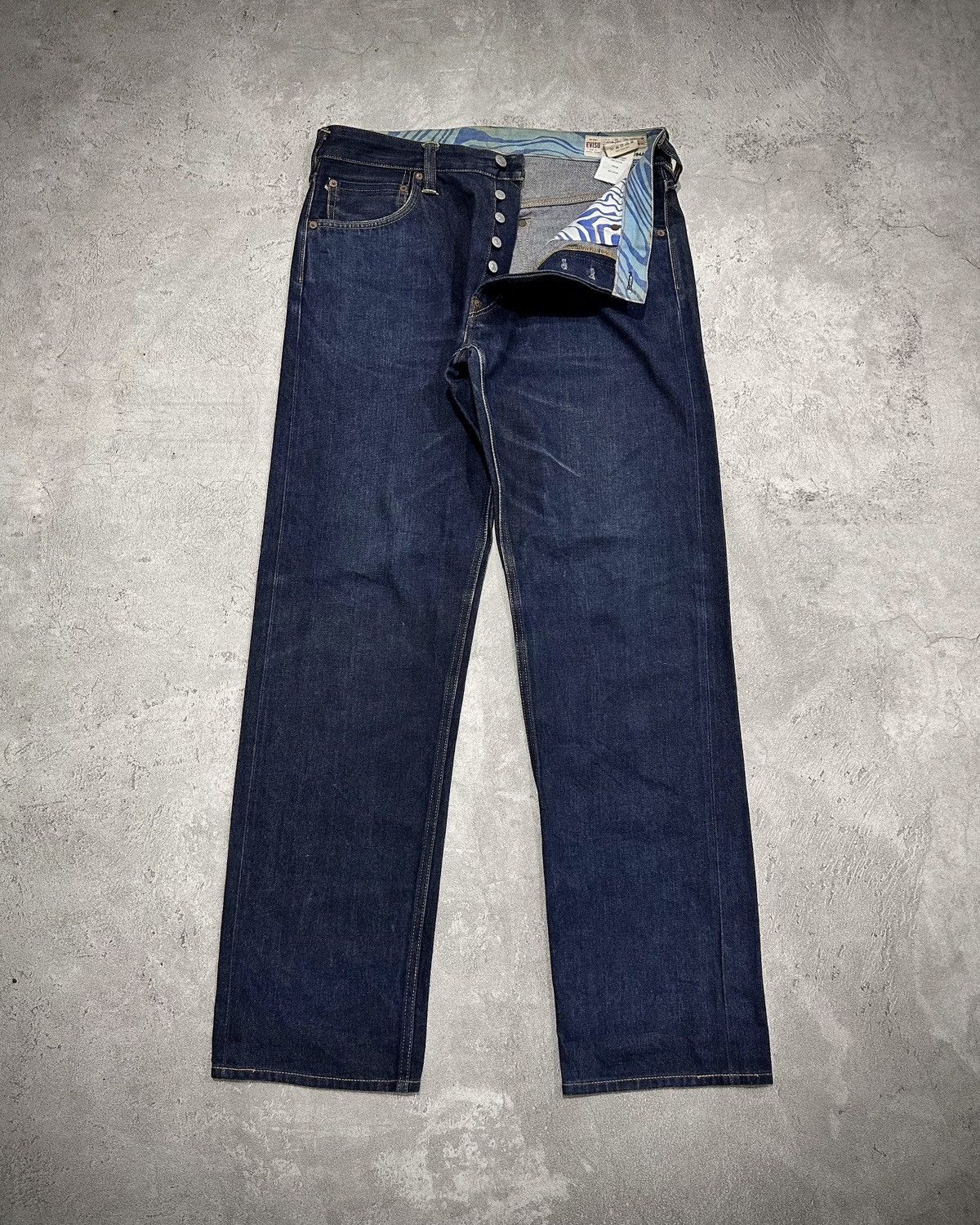 Evisu Evisu Daicock Red Line Selvedge Jeans Size US 34 / EU 50 - 2 Thumbnail