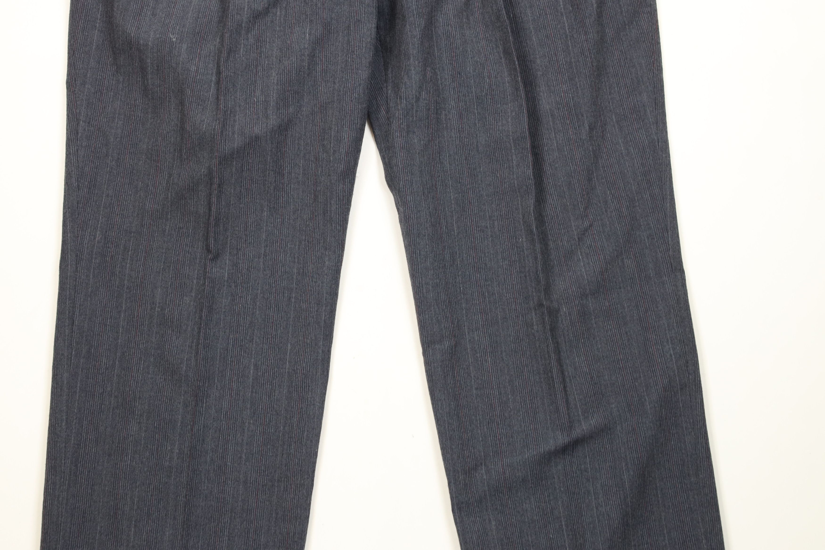 Vintage Vintage 70s Streetwear Pleated Wide Leg Chino Pants Size US 36 / EU 52 - 3 Thumbnail