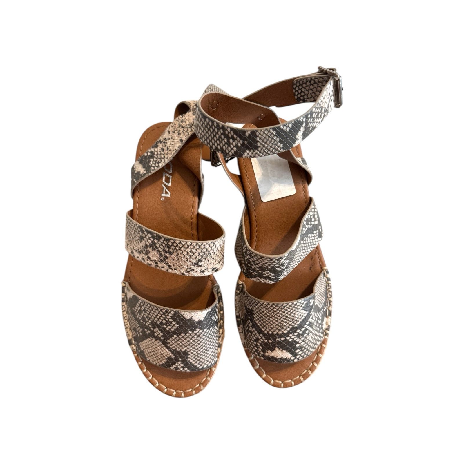 The Unbranded Brand Womens 7 Espadrille Platform Sandal SnakeSkin Ankle Strap Size US 7 / IT 37 - 3 Thumbnail