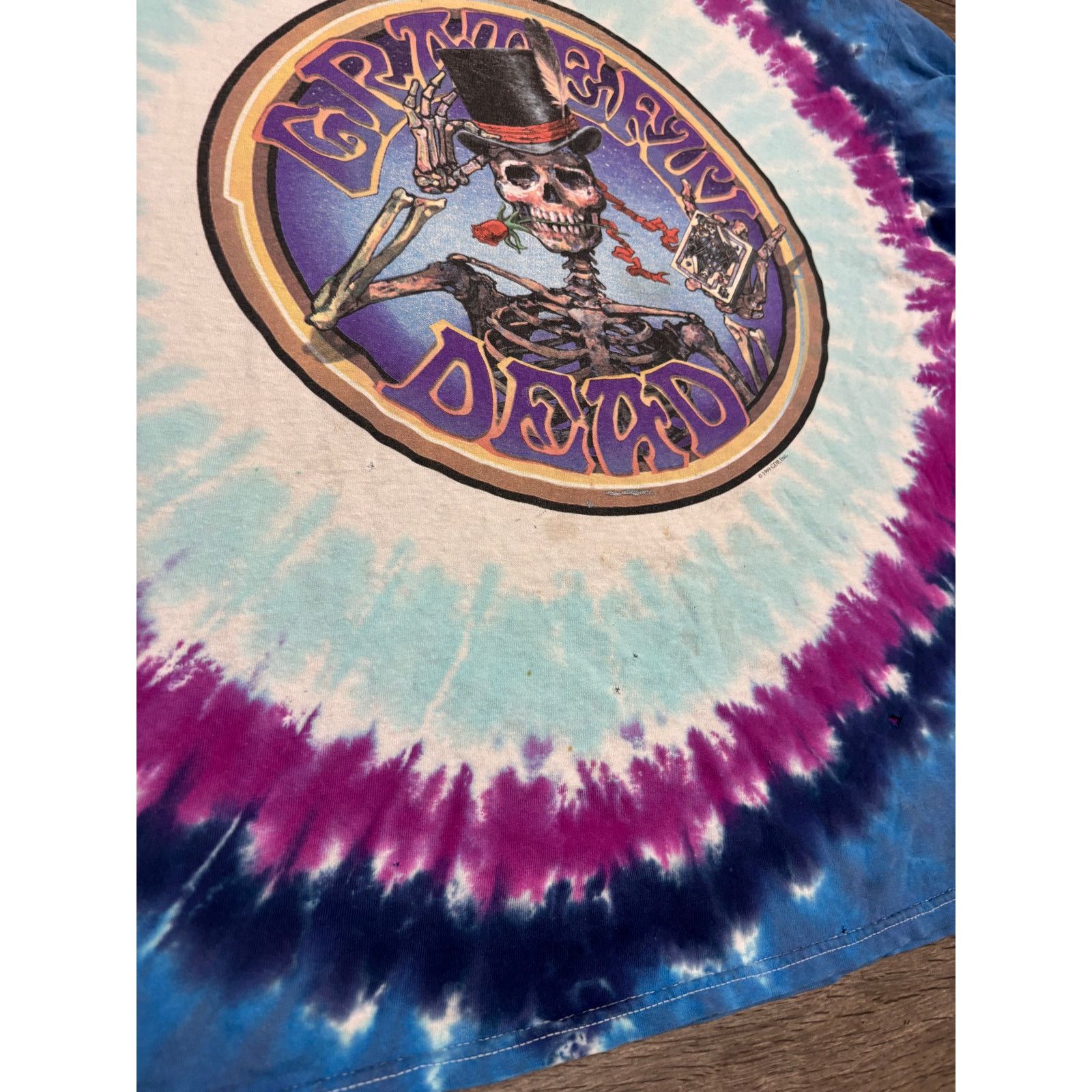 Grateful Dead × Vintage Vintage Grateful Dead Long Sleeve Tie Dyed Tee Sz 2XL 99 Size US XXL / EU 58 / 5 - 4 Thumbnail