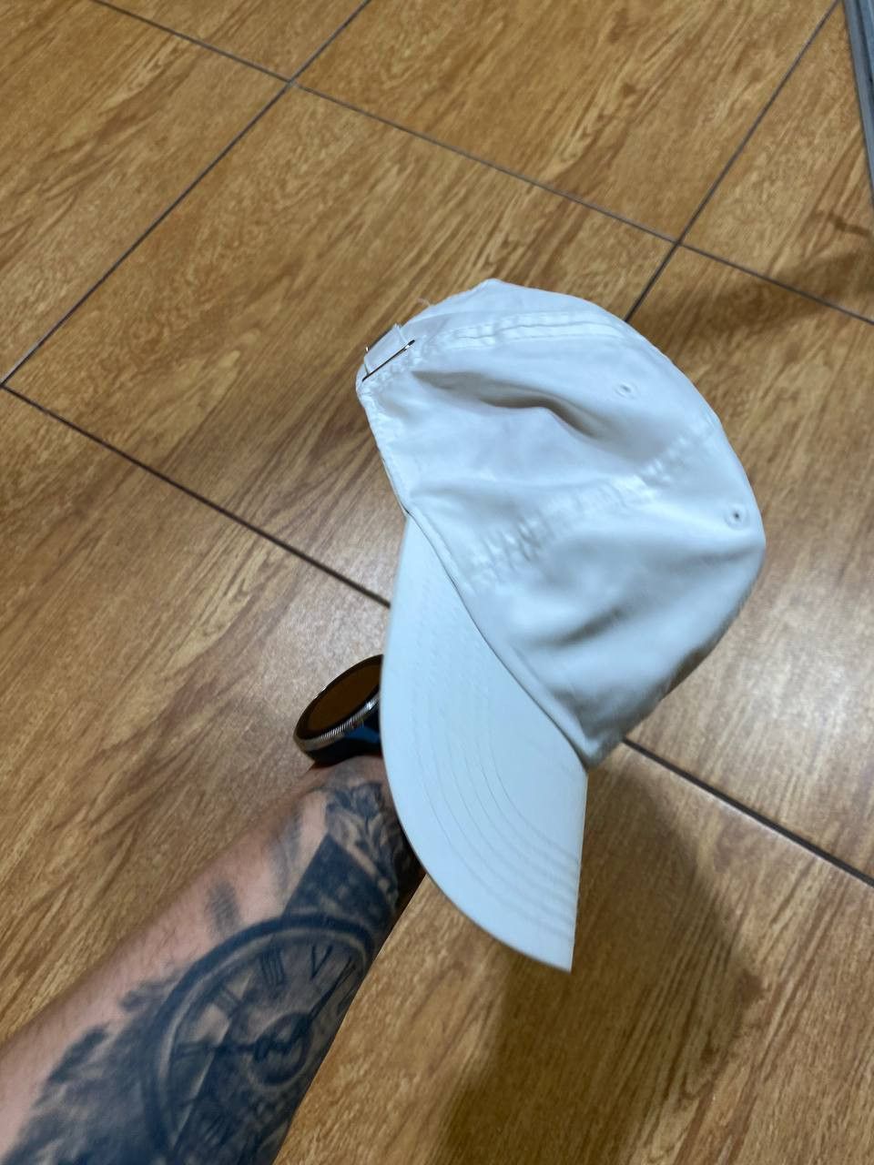 Nike Hats white Vintage Nike Cap Y2K metal logo streetwear Size ONE SIZE - 9 Thumbnail