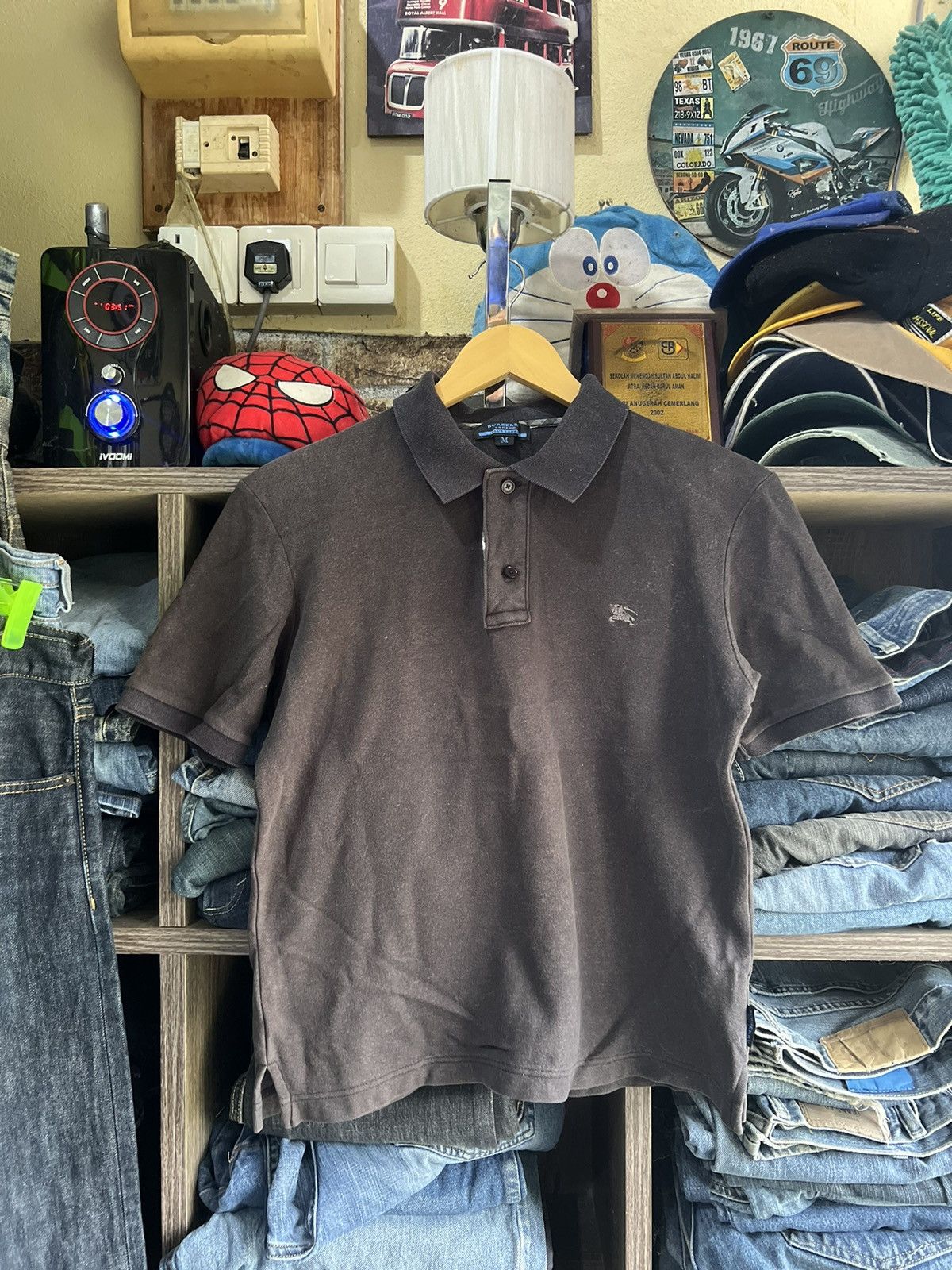 Burberry 🔥Burberrry London Blue Label Cropped Polos Size US S / EU 44-46 / 1 - 1 Thumbnail