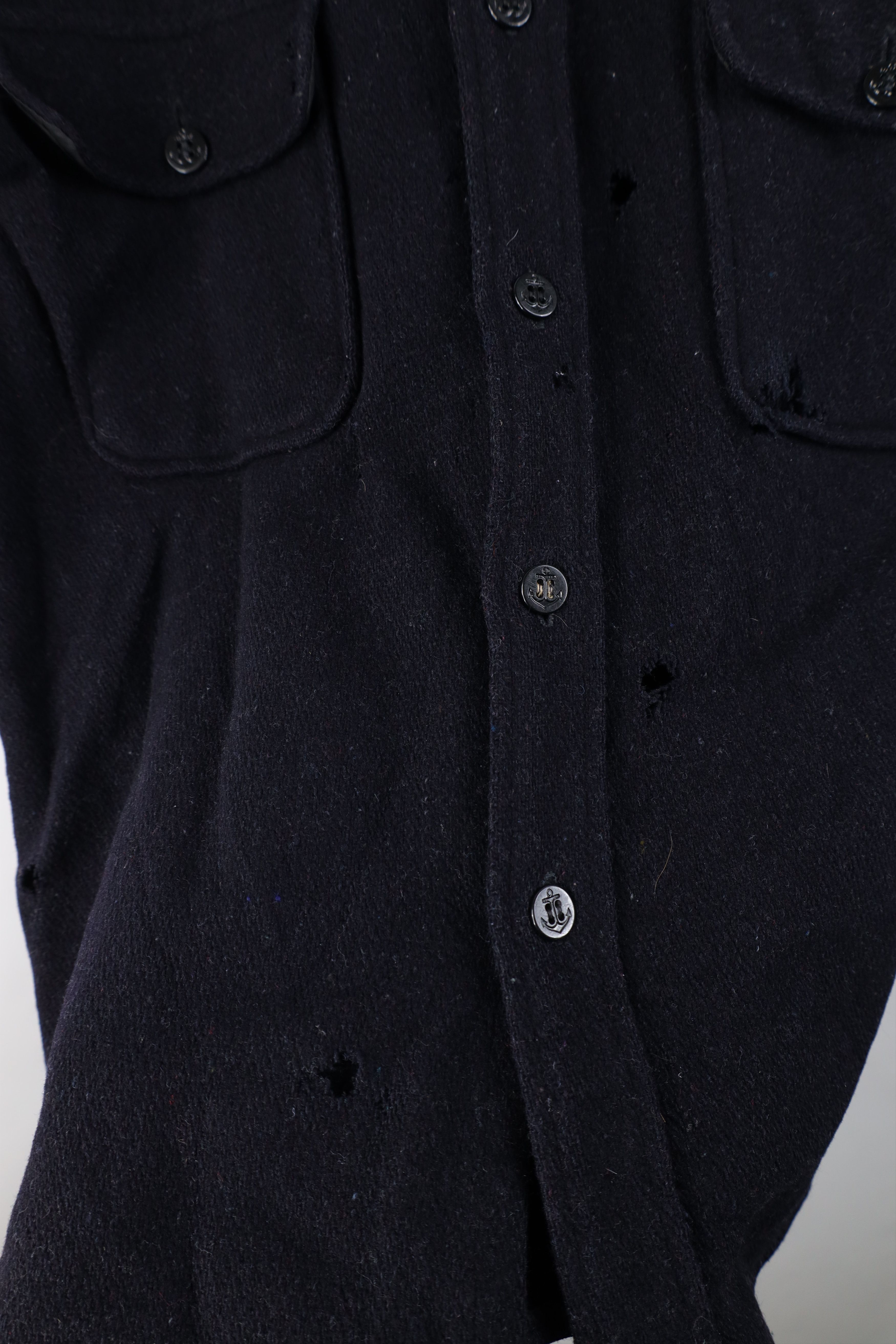 Vintage AS IS Vintage 50s Streetwear CPO Shirt Jacket Jac Shirt USA Size US L / EU 52-54 / 3 - 6 Thumbnail