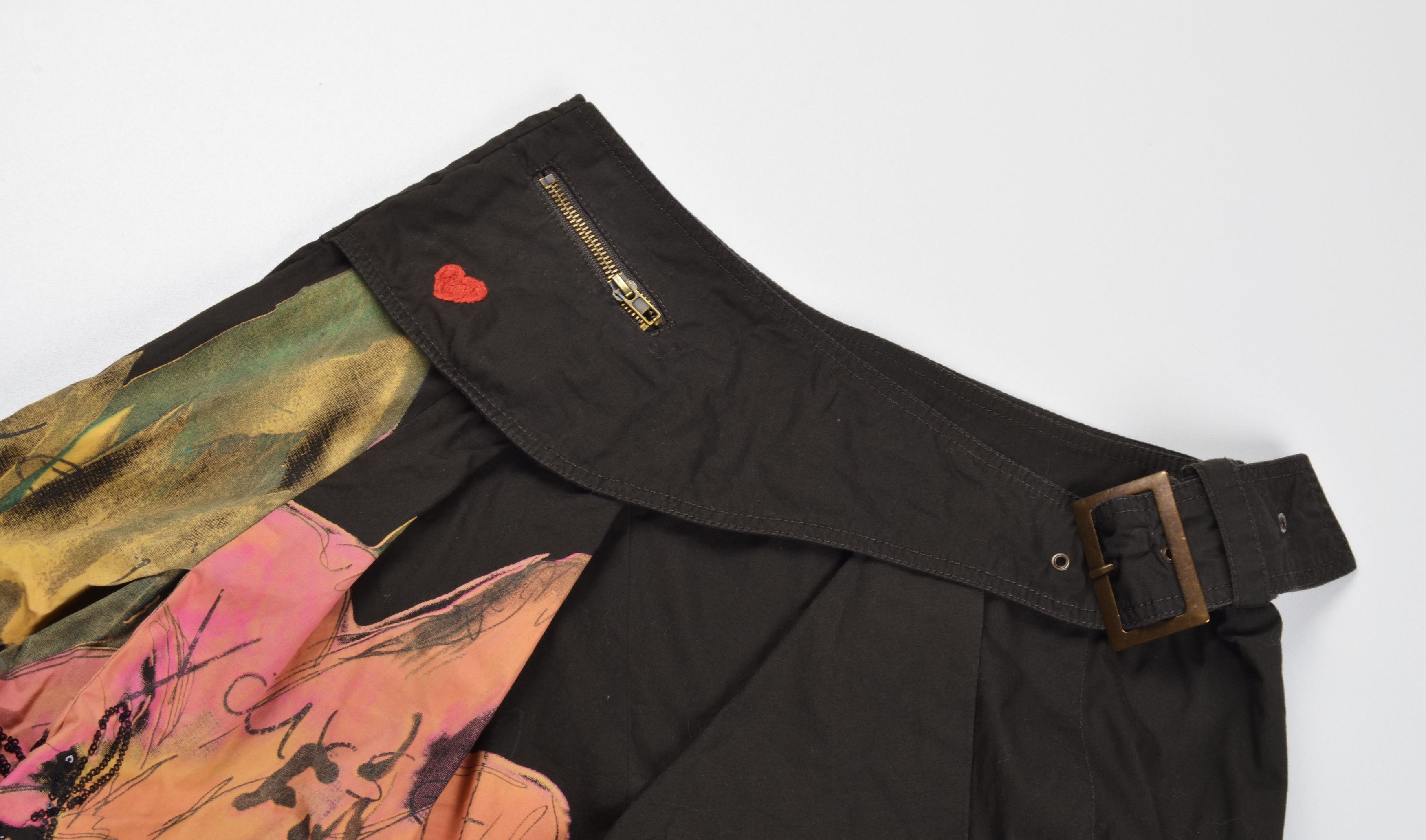 Desigual Desigual Y2K Grunge Olive Green Balloon Beaded Skirt Size 30" / US 8 / IT 44 - 5 Thumbnail