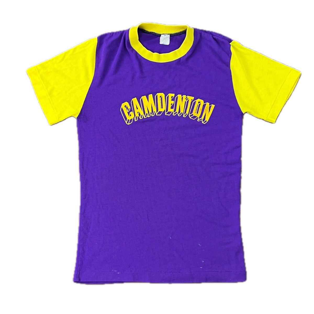 Vintage CAMDENTON Vintage 1970s or 1980s Single Stitched Tee Shirt Size US S / EU 44-46 / 1 - 1 Thumbnail