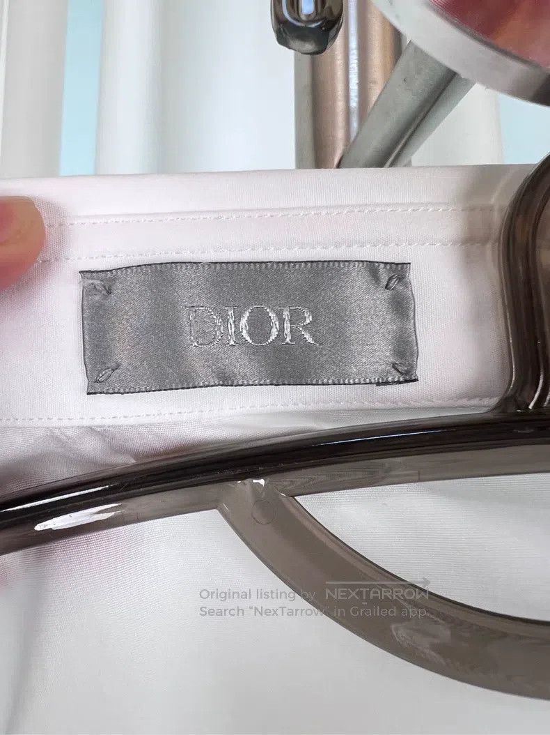 Dior Dior White long-sleeved shirt metal button CD logo Size US XXS / EU 40 - 3 Thumbnail
