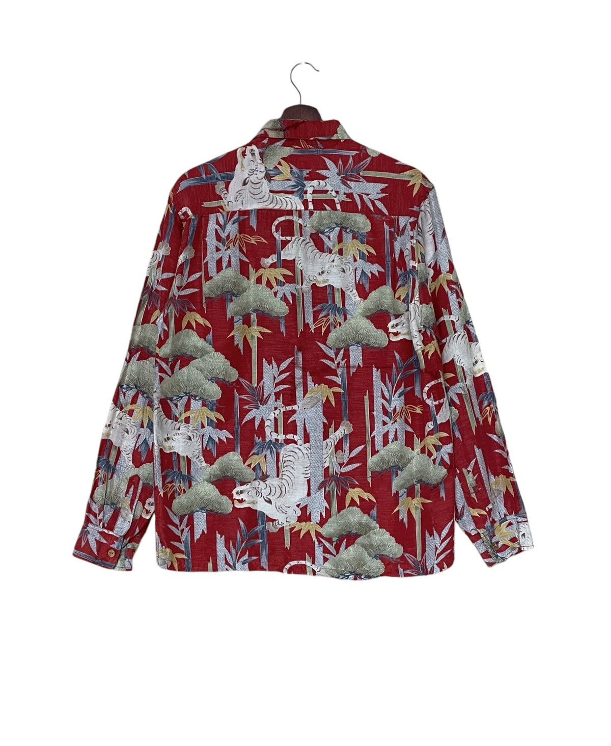Eternal Vintage Japanese Brand Eternal Sukajan Silk Shirt 1990s Size US M / EU 48-50 / 2 - 2 Thumbnail