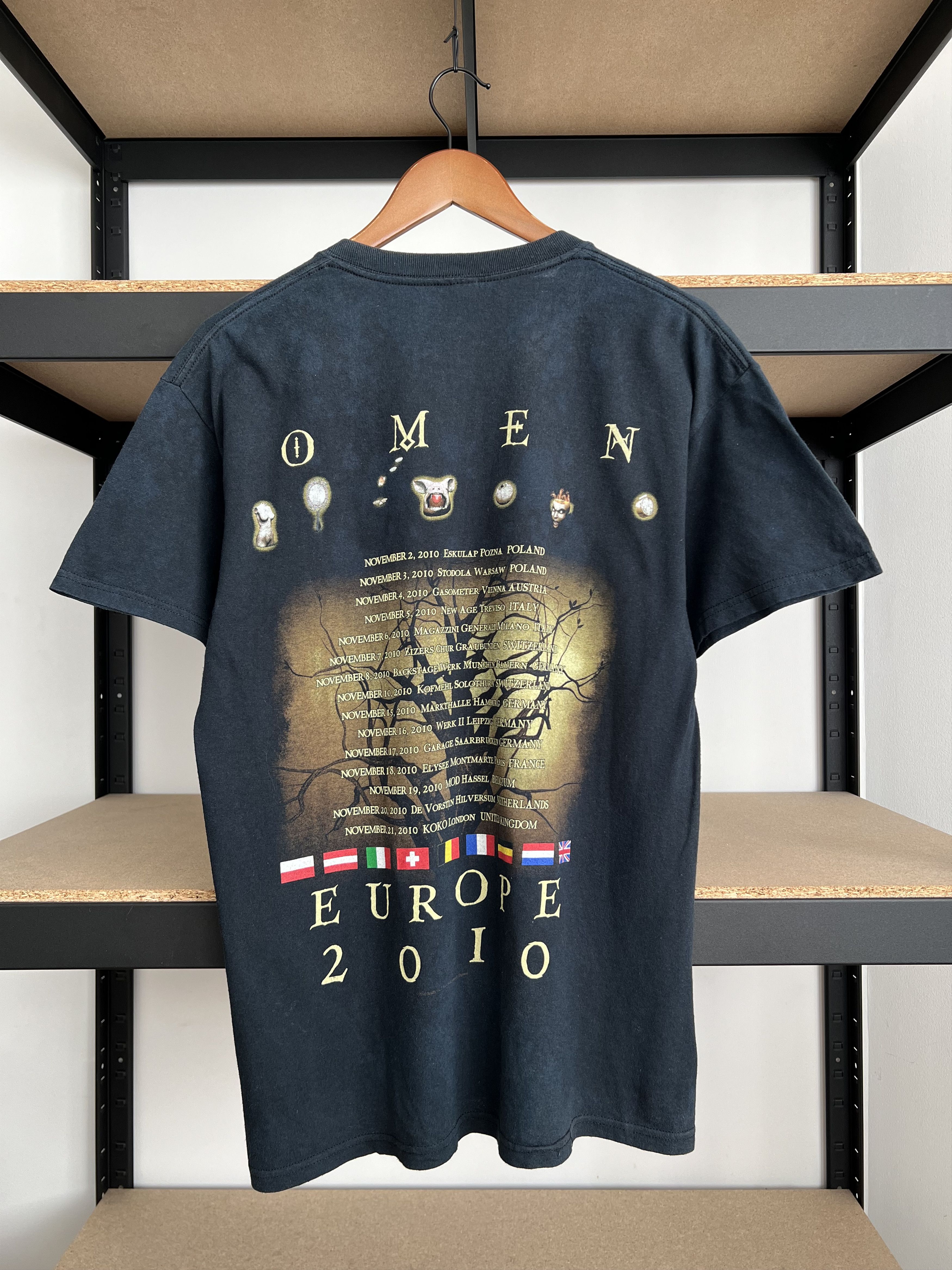 Band Tees Vintage 2010 Soulfly Omen Europe Tour Promo T-shirt Size US L / EU 52-54 / 3 - 2 Thumbnail