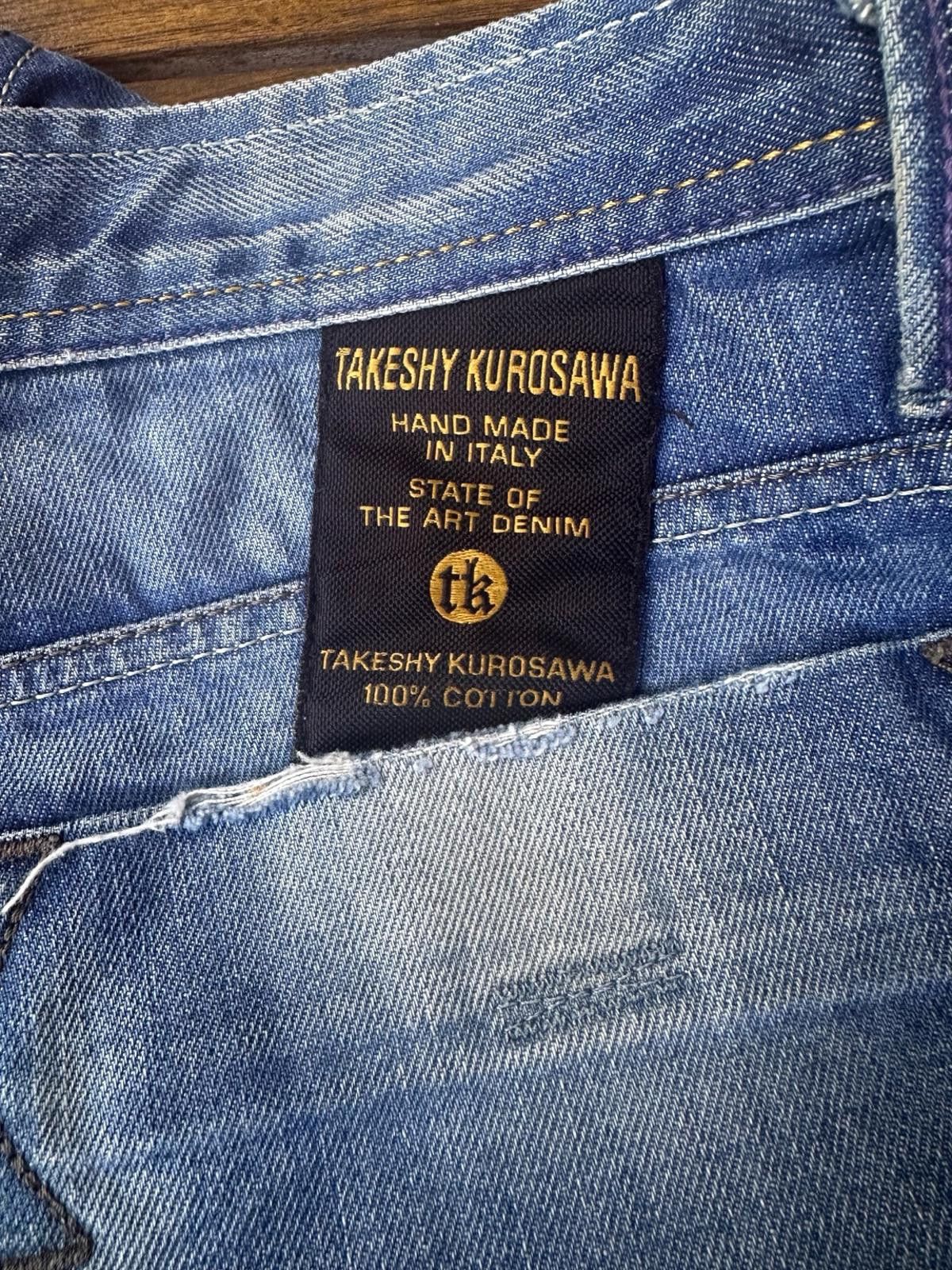Takeshy Kurosawa Takeshy Kurosawa Distressed Jeans 32x32 made in Italy Size US 32 / EU 48 - 4 Thumbnail
