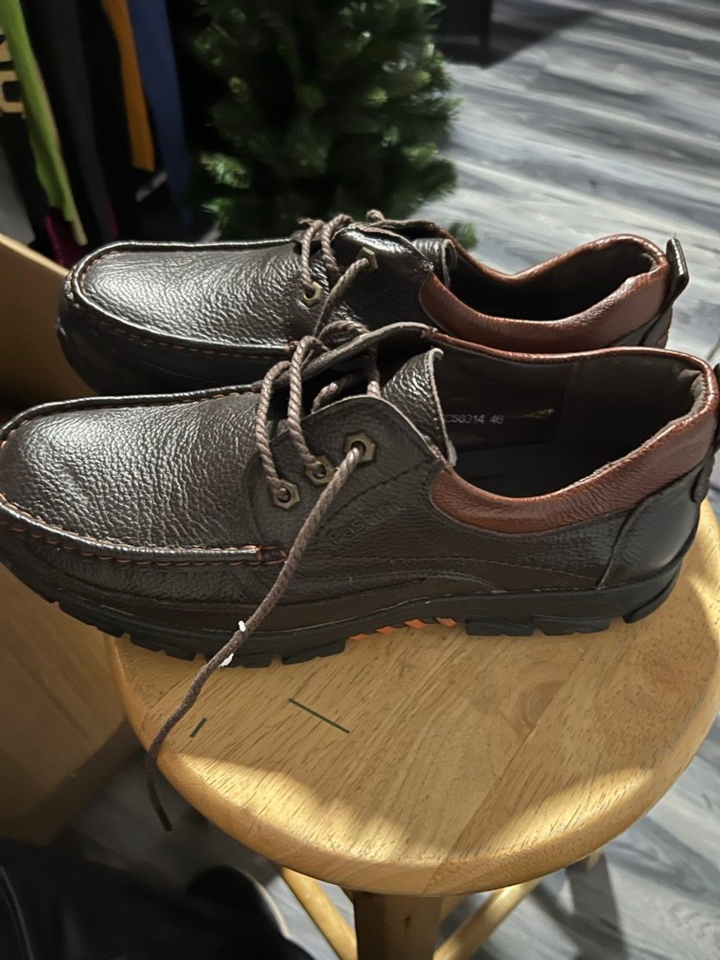 The Unbranded Brand Men's Unbranded Brown Loafers & Slip-Ons Size 12 Size US 12 / EU 45 - 3 Thumbnail