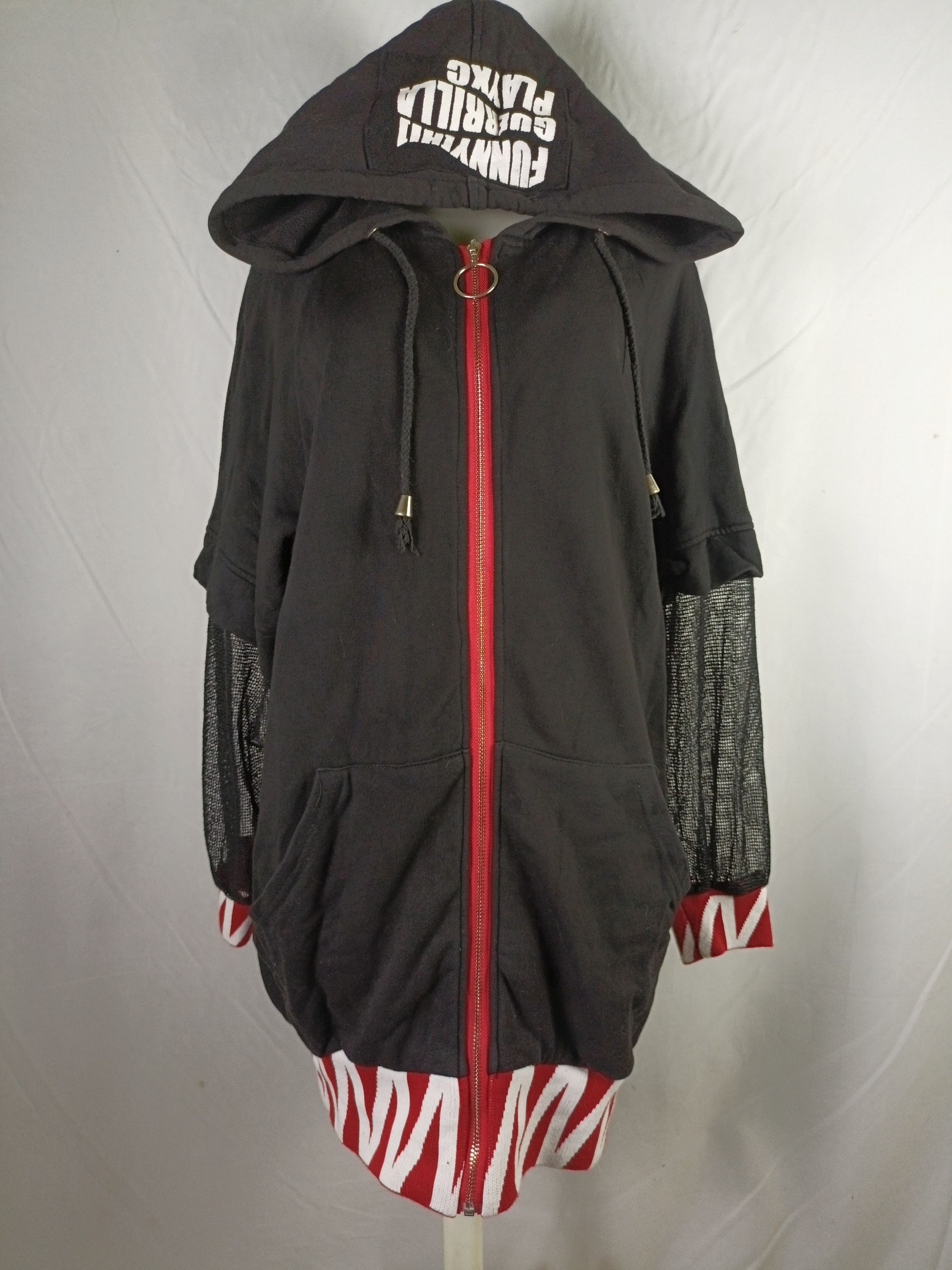 If Six Was Nine × Japanese Brand × Le Grande Bleu (L.G.B.) Funny Guerrilla PlayXC Zipper Hoodie Size M / US 6-8 / IT 42-44 - 23 Thumbnail