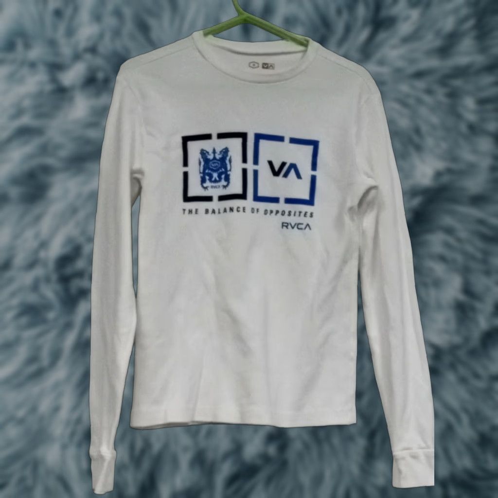 RVCA RVCA BALANCE OF OPPOSITES SMALL LONG SLEEVE SHIRT 36" CHEST MMA gym Mens S White Size US S / EU 44-46 / 1 - 1 Thumbnail