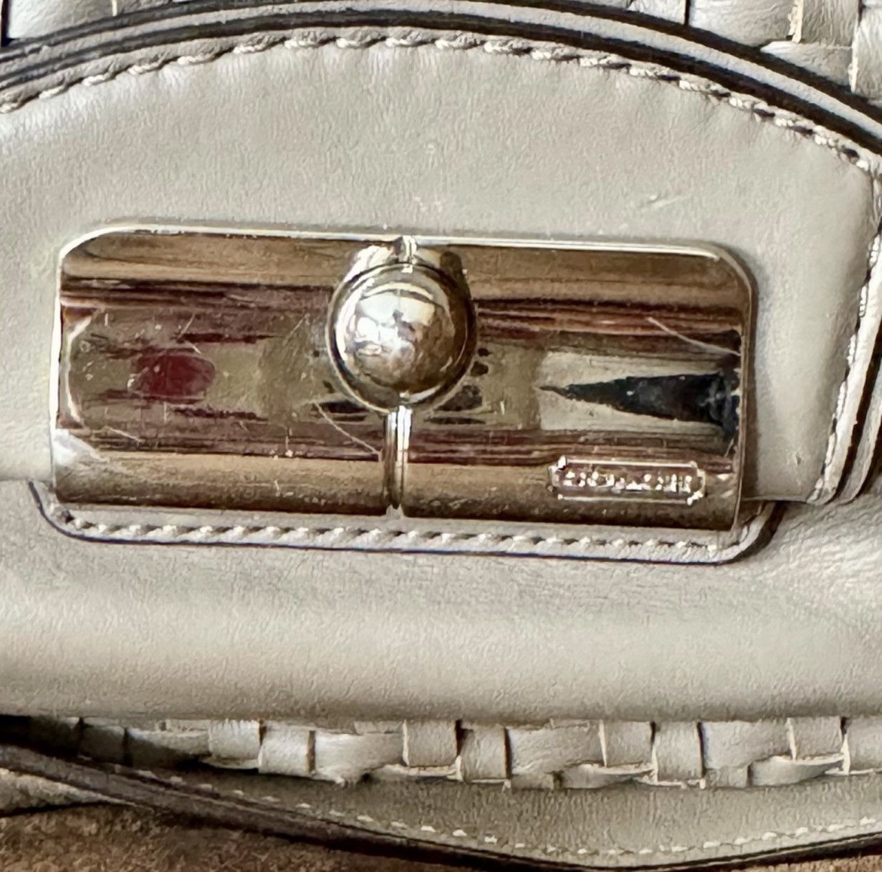 Coach COACH Kristin woven leather shoulder bag Size ONE SIZE - 2 Thumbnail