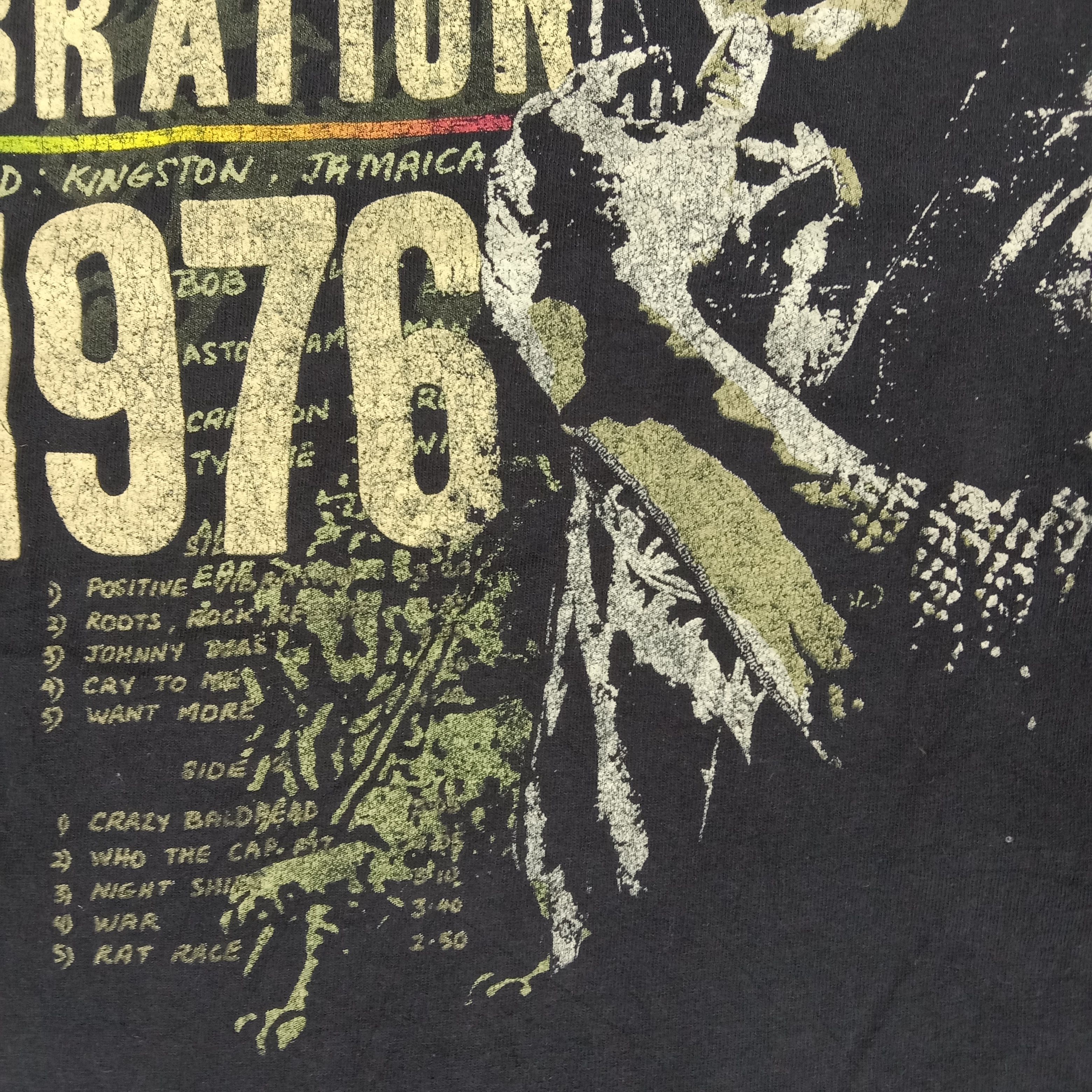 Bob Marley × Vintage Bob Marley Singer Songwriter Reggae Tshirt Size US XL / EU 56 / 4 - 2 Thumbnail