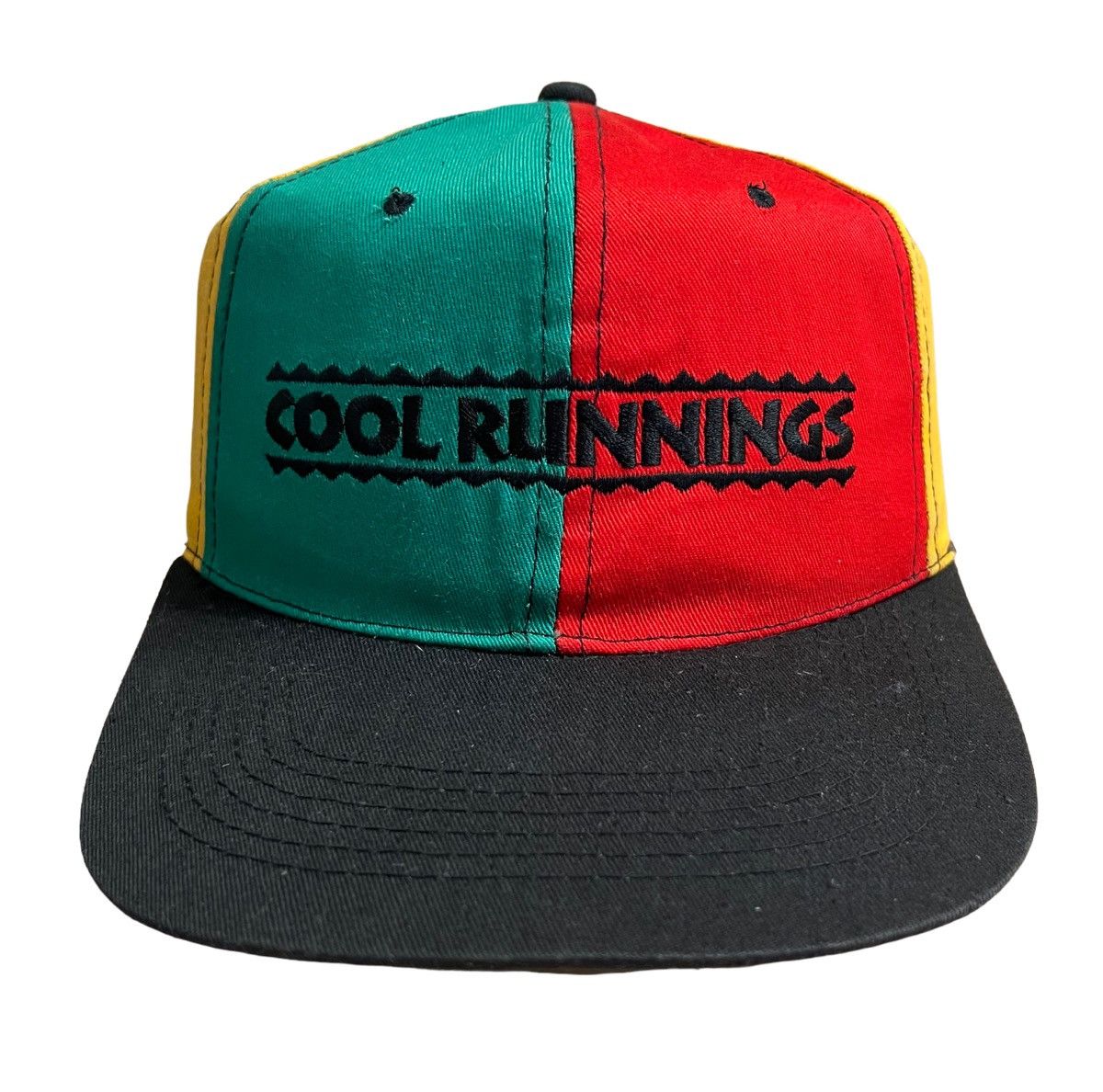 Vintage Cool Runnings Movie Promo Snapback Hat Vintage 1993 Size ONE SIZE - 2 Thumbnail