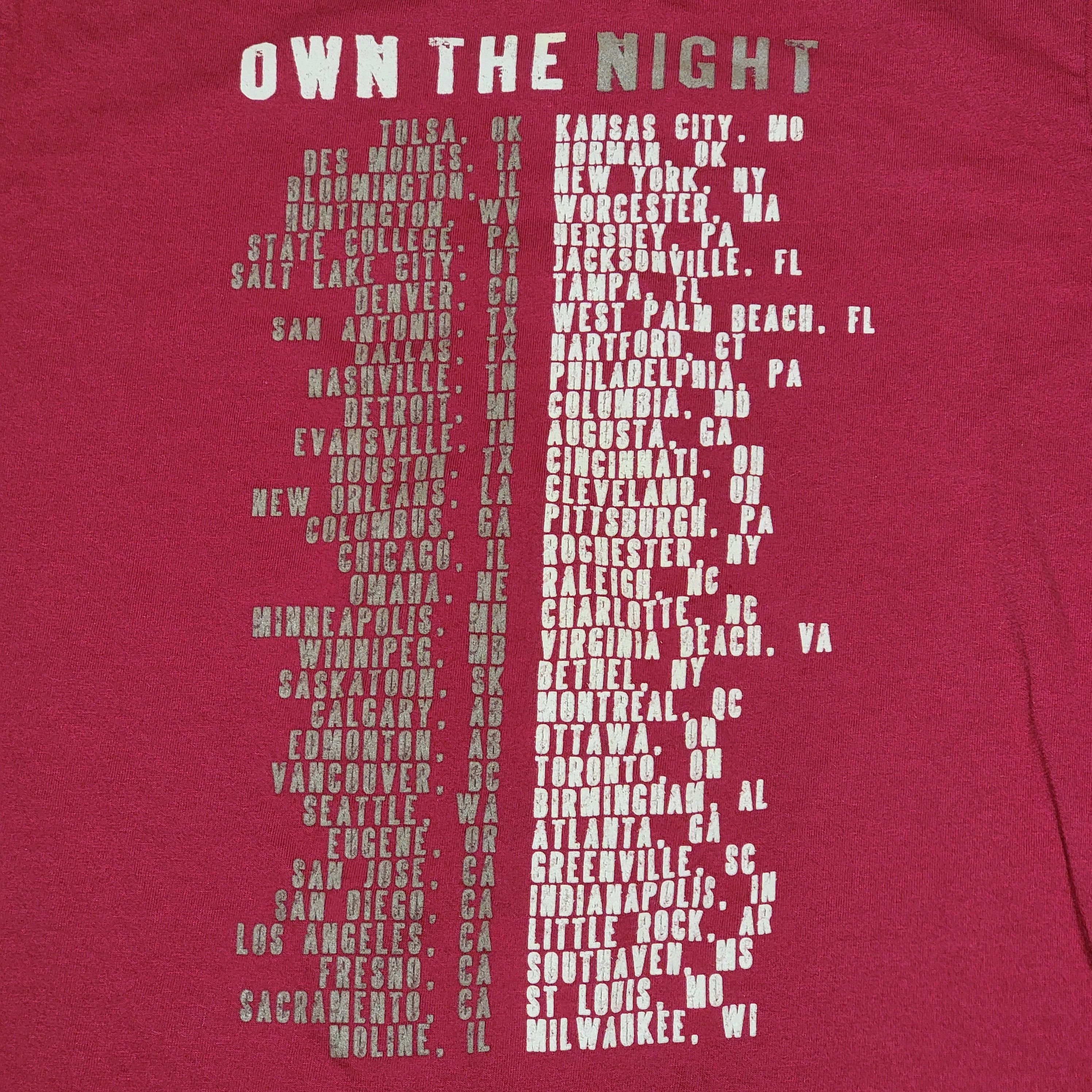 Gildan Lady Antebellum SS Unisex Tee "Own The Night" - Size Small Size S / US 4 / IT 40 - 4 Thumbnail