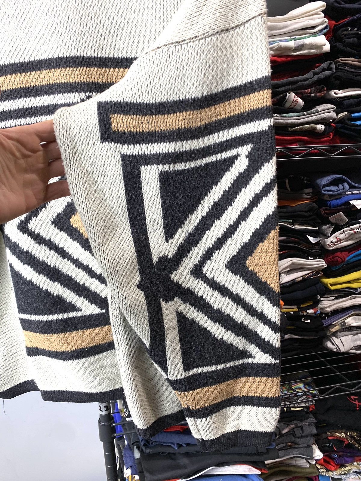 Oxbow Rare! Vintage Full Knit All Over Logo Sweater Stussy Style Size US L / EU 52-54 / 3 - 5 Thumbnail