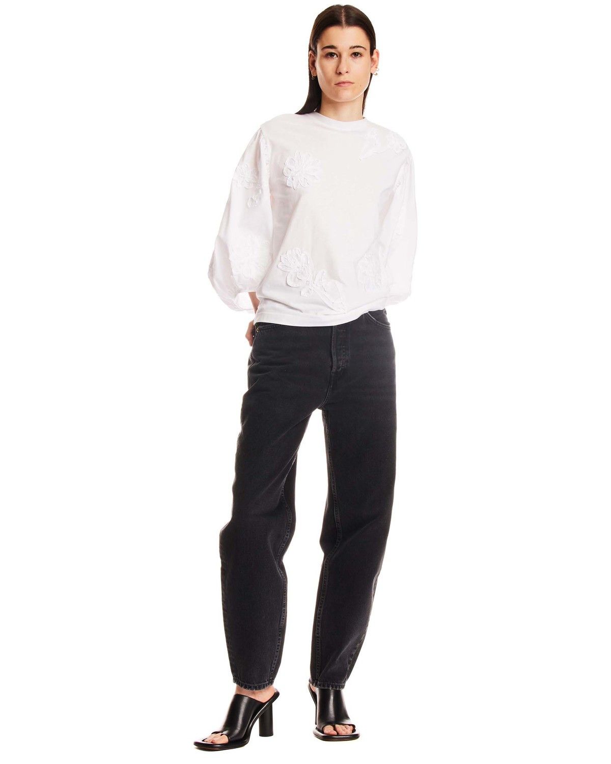 RE/DONE o1mle0524 Pixie Jeans in Black Size 26" / US 2 / IT 38 - 3 Thumbnail