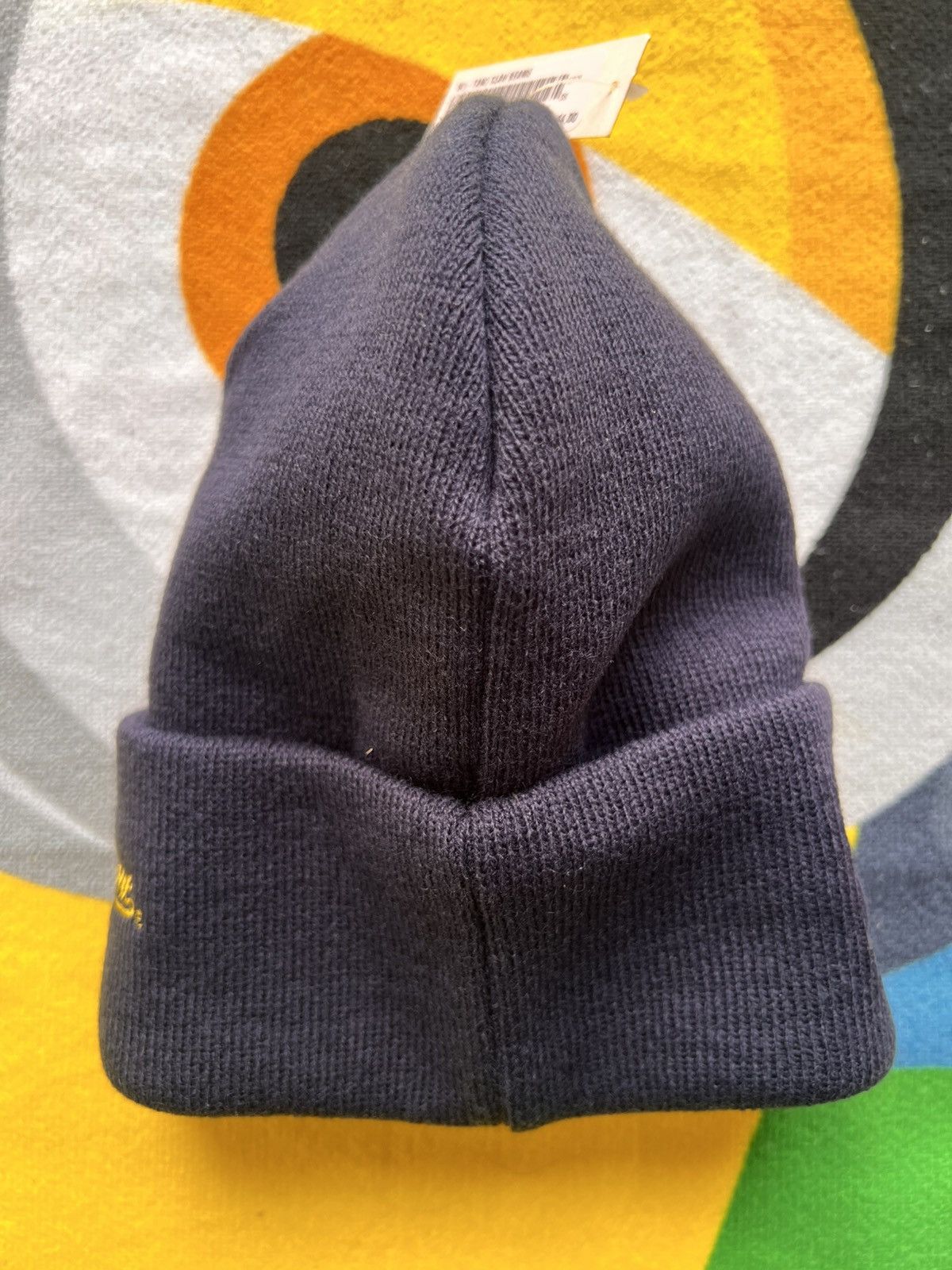 Supreme Supreme x Wu-Tang Clan Beanie Navy yellow hat cap headwear Size ONE SIZE - 12 Thumbnail