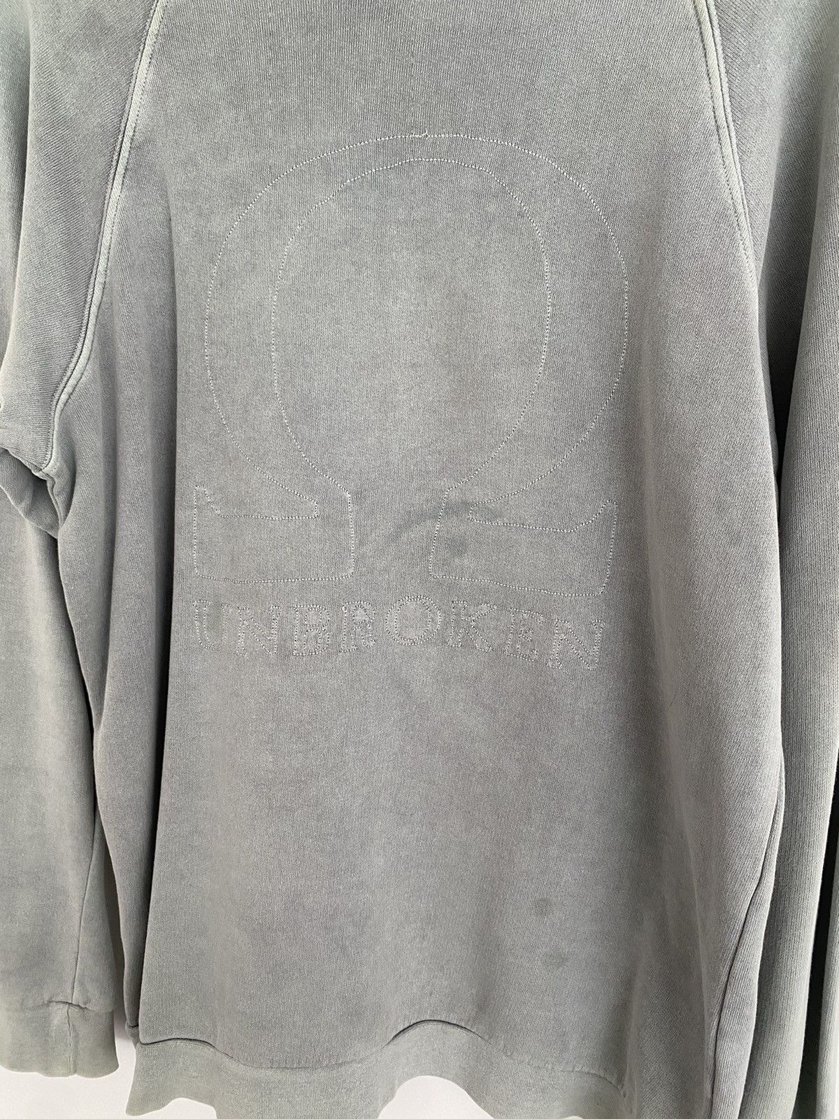 Raf Simons Blue grey, ‘Unbroken’ sweatshirt from spring summer 2004 Size US S / EU 44-46 / 1 - 5 Thumbnail