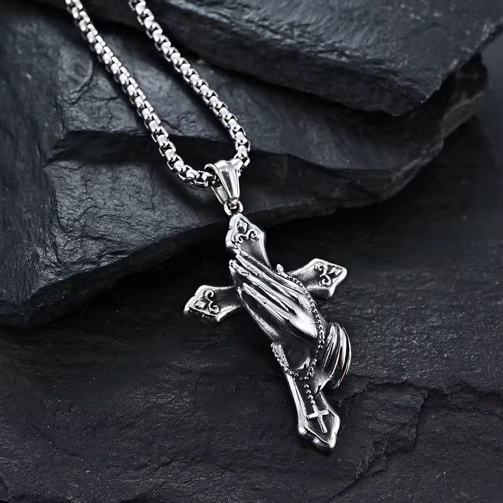 Jewelry Cross Pendant Chain Necklace Size ONE SIZE - 4 Thumbnail