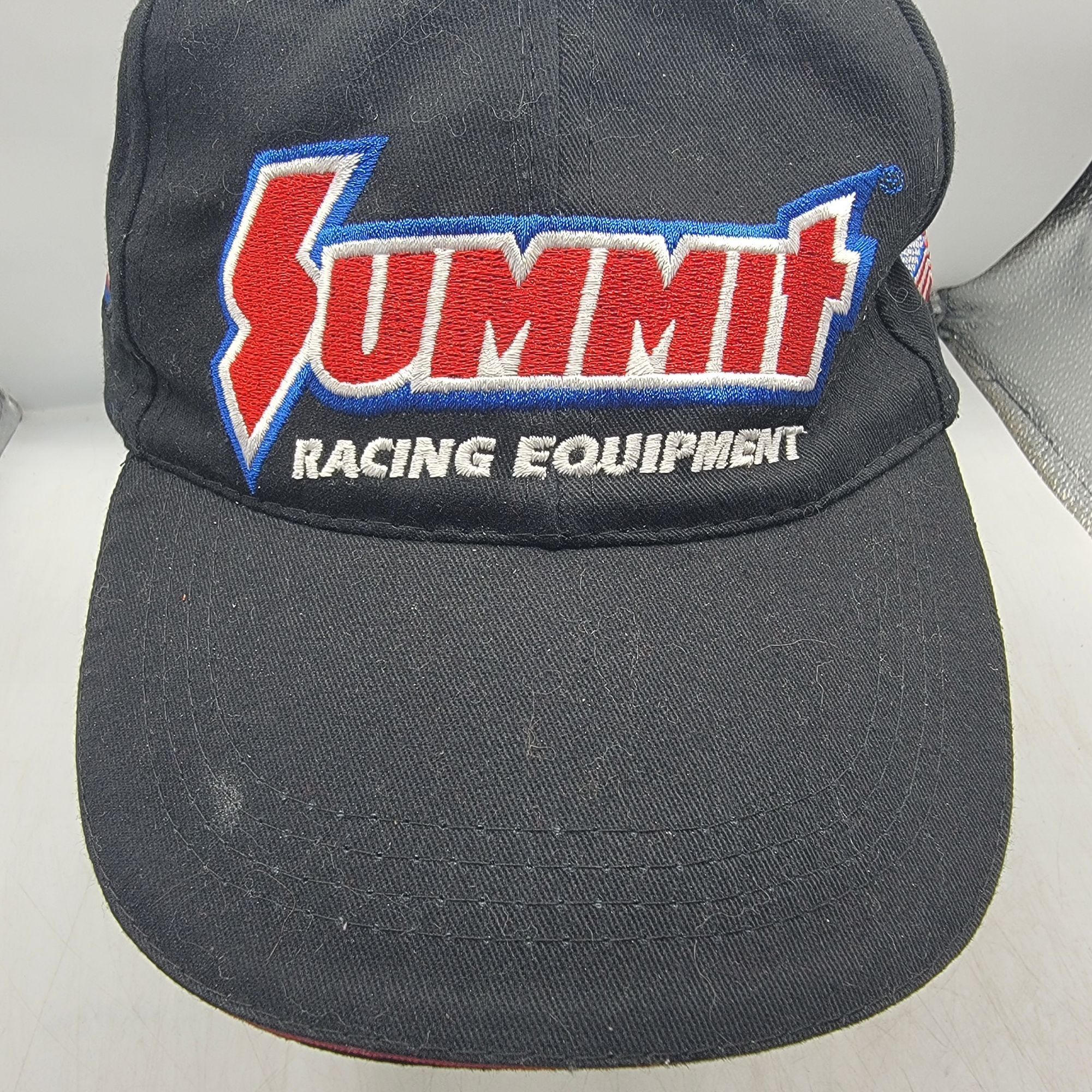 Other Summit Racing Equipment Black Cap With American Flag Patch 5 Size ONE SIZE - 9 Thumbnail