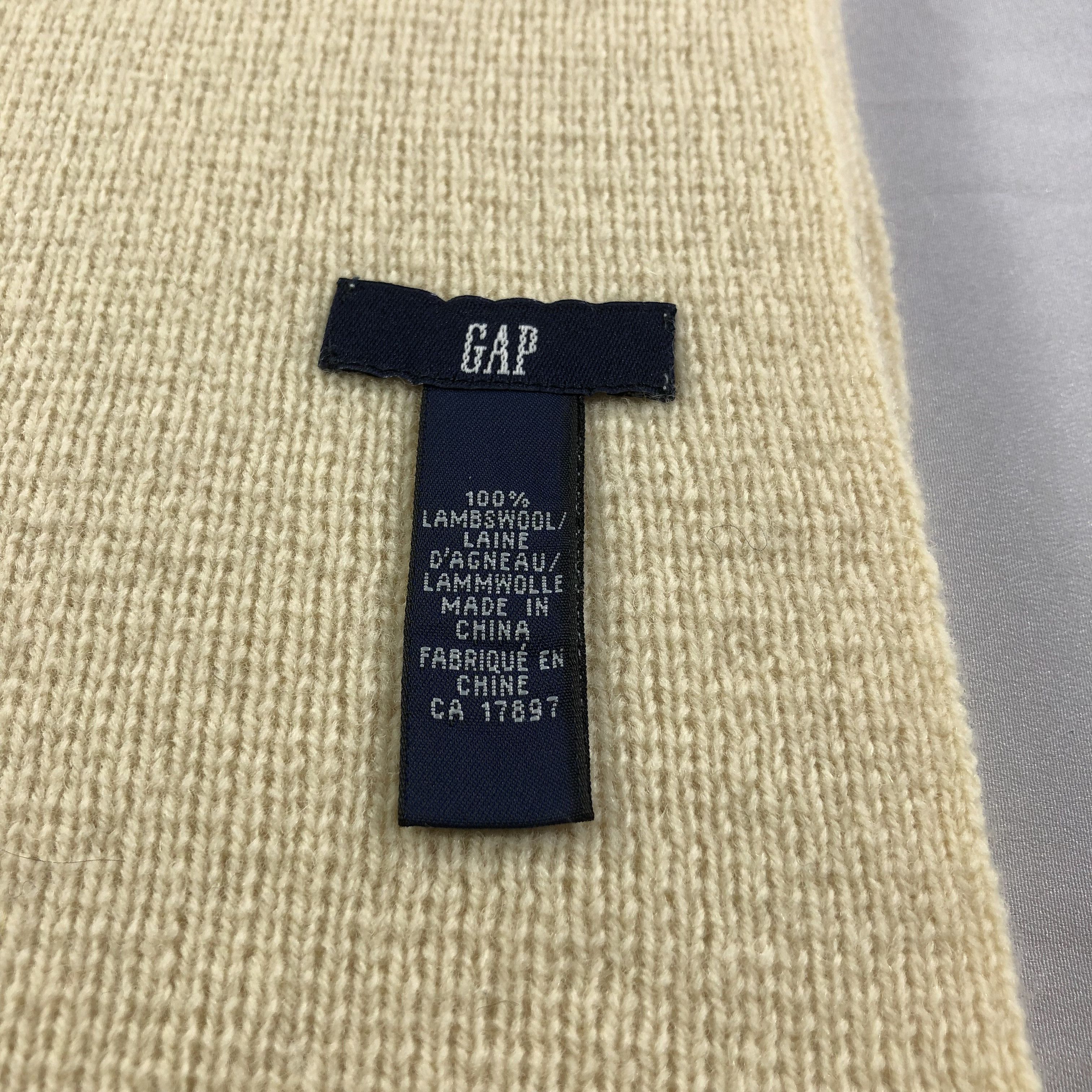 Gap GAP Wool Scarf Muffler V1432 Size ONE SIZE - 5 Thumbnail