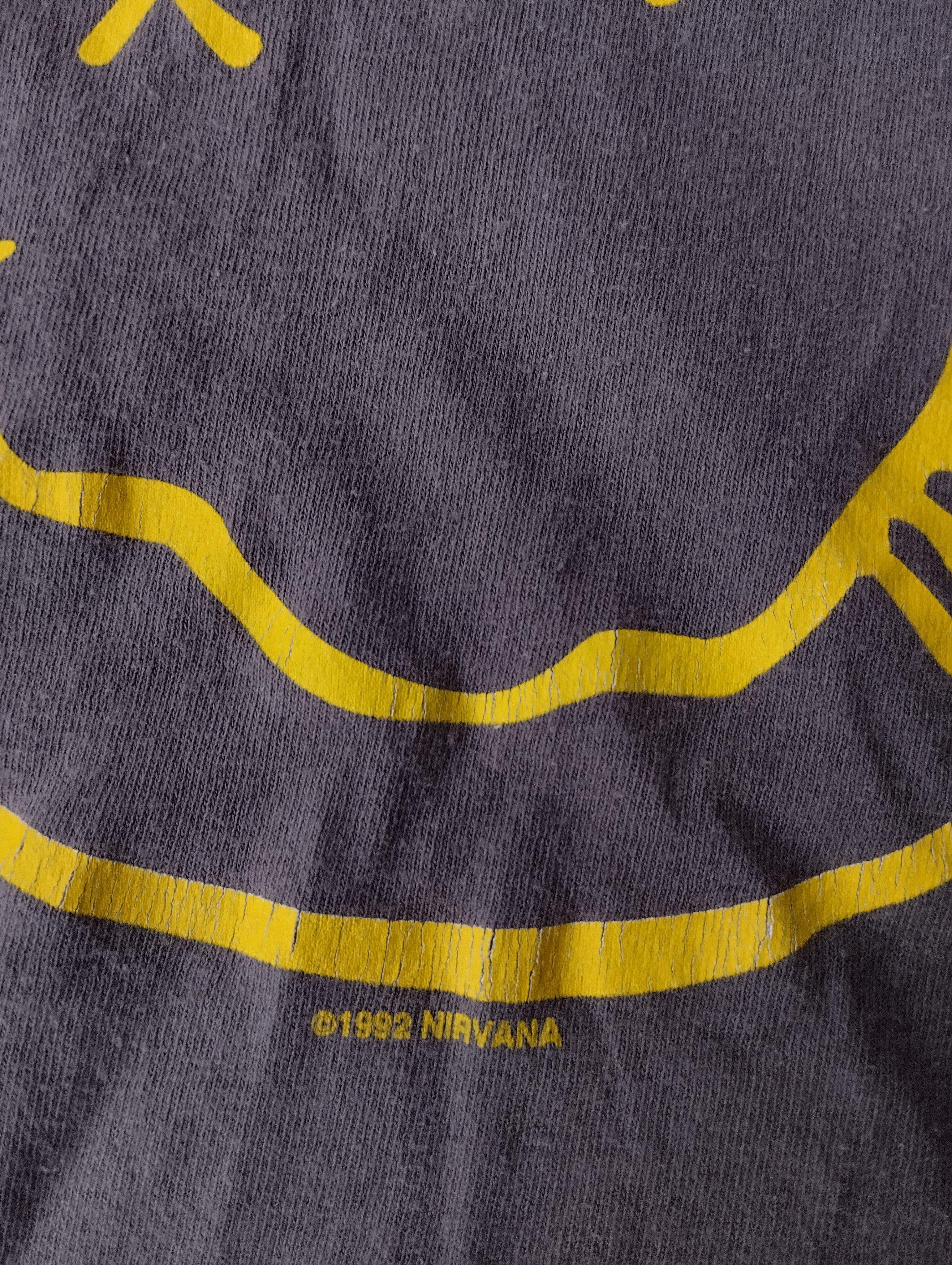 Anvil Nirvana smiley T shirt Size US S / EU 44-46 / 1 - 3 Thumbnail