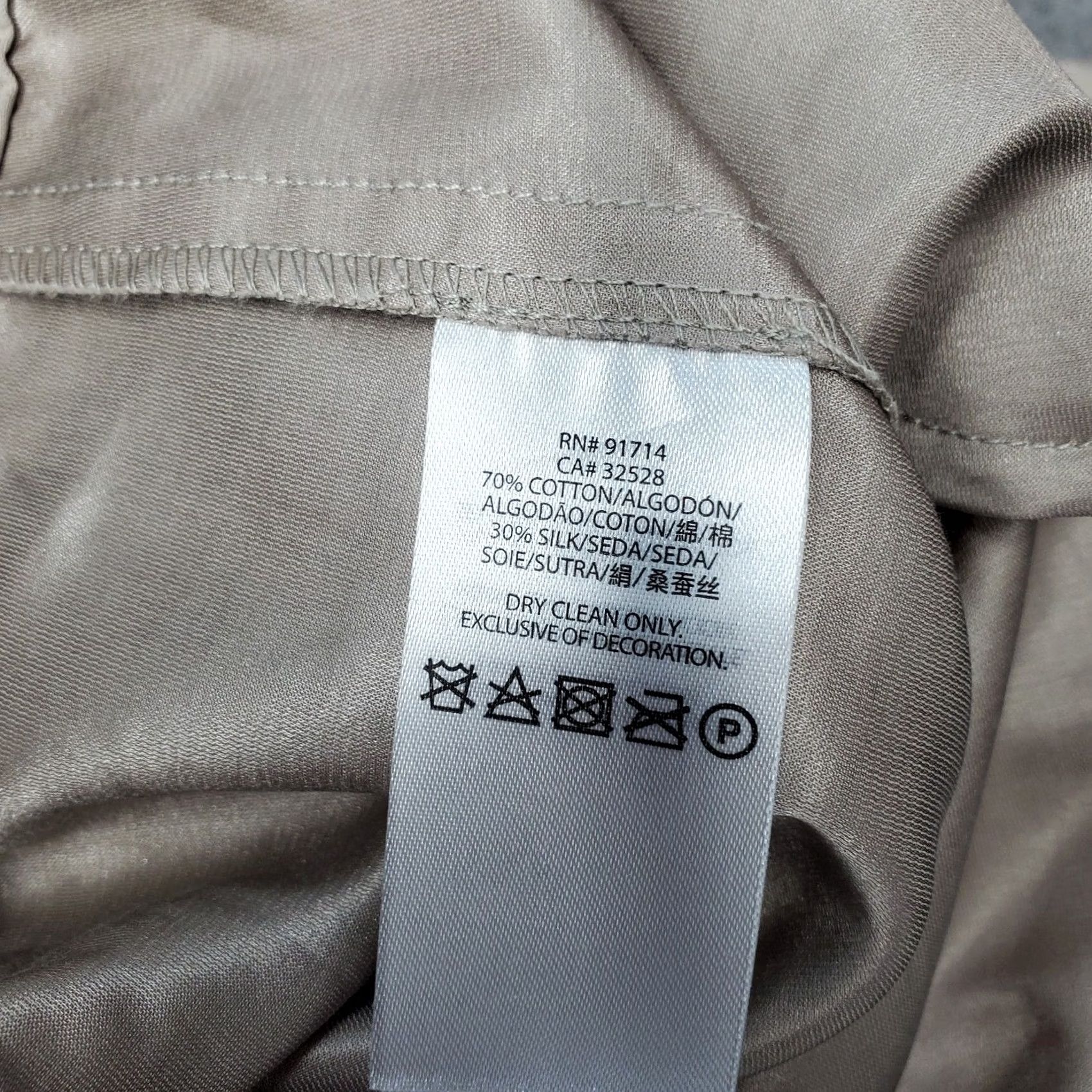 Armani Exchange Armani Exchange Jumpsuit Womens 0 Tan Sleeveless V-Neck Snap Front Size 25" / US 0 / IT 36 - 7 Thumbnail