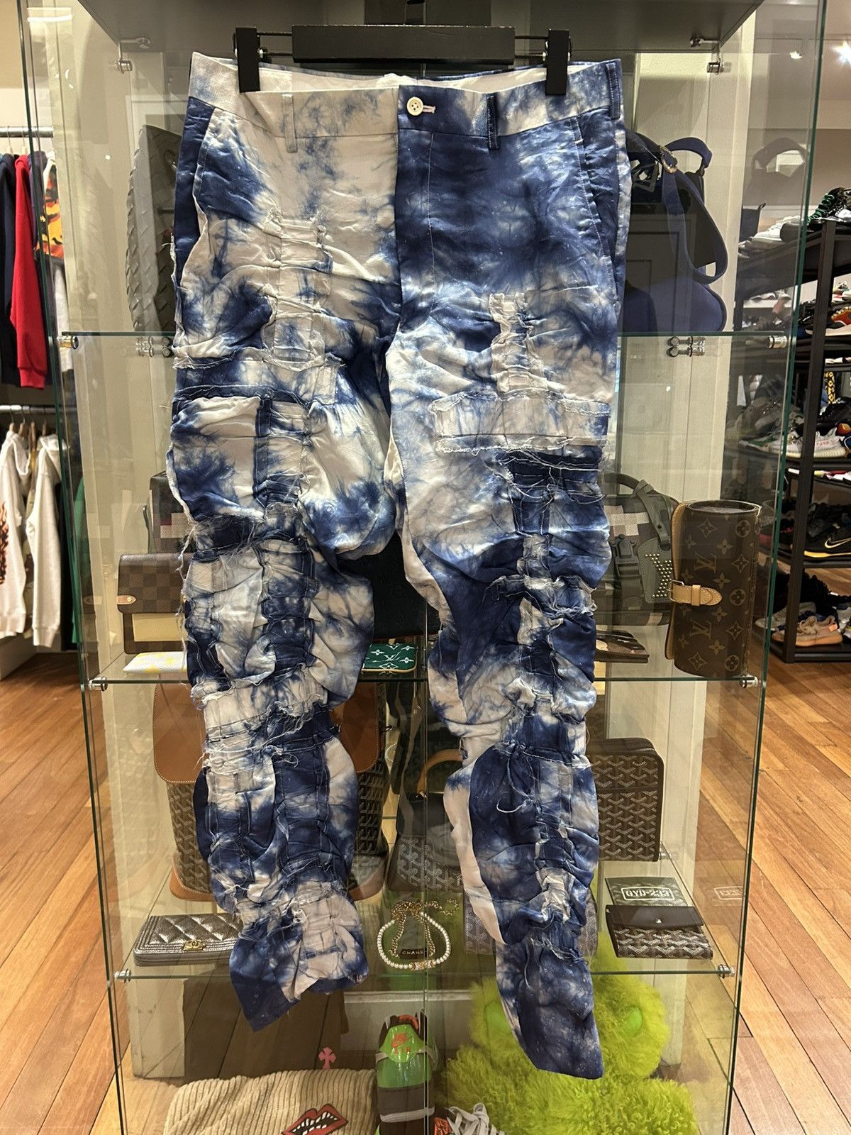 Comme des Garcons Comme Des Garçons Tie Dye Stitched Pants Size US 32 / EU 48 - 1 Thumbnail