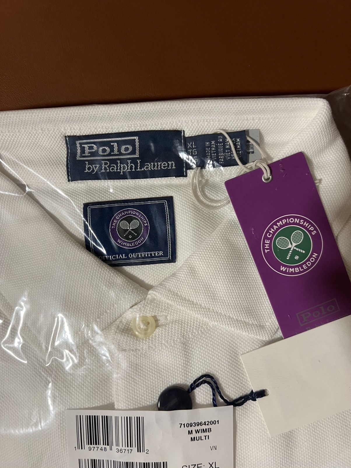 Polo Ralph Lauren Polo Ralph Lauren Wimbledon Classic Fit Tennis Player Size US XL / EU 56 / 4 - 7 Thumbnail