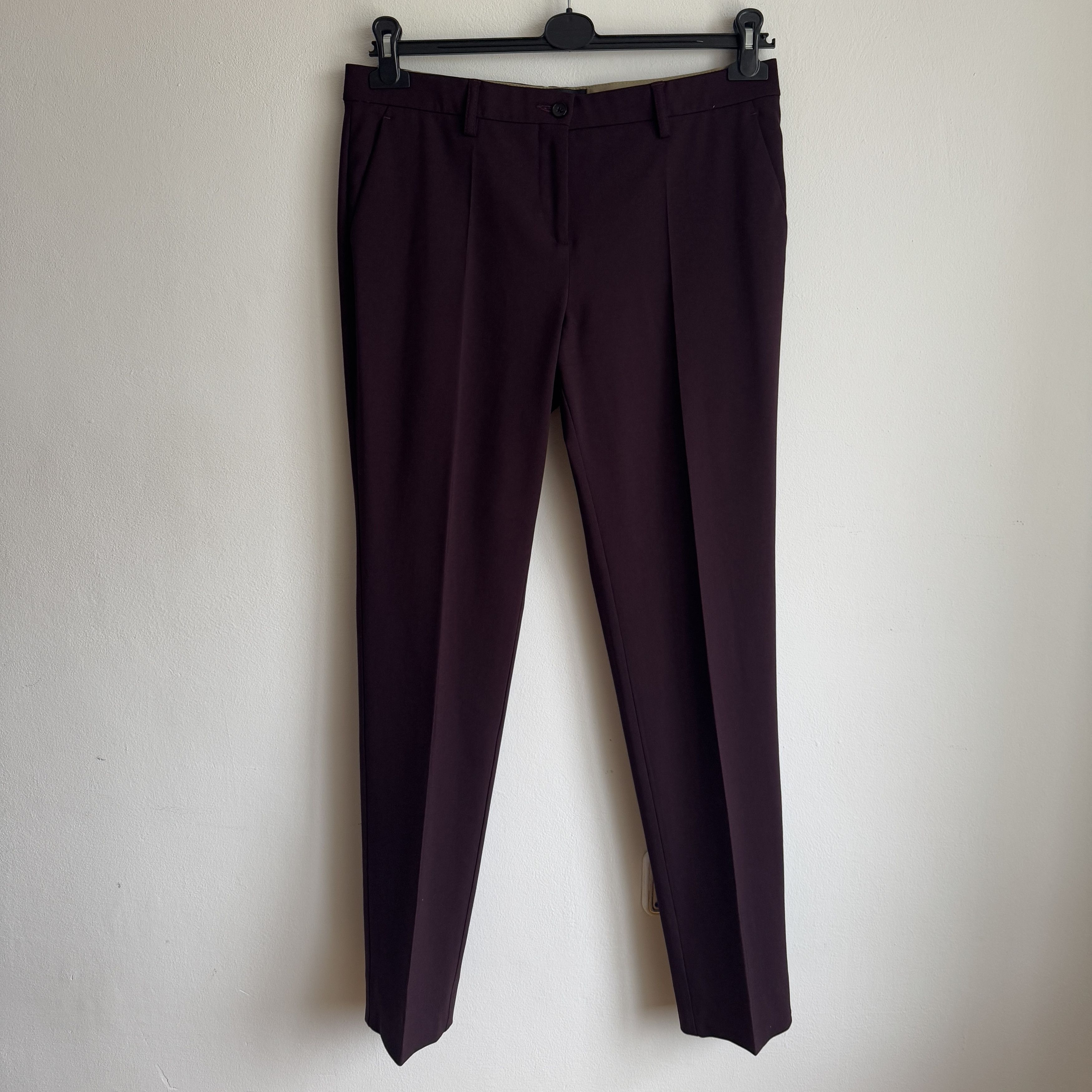 Etro ETRO wool purple pants women's trousers 44 Size 30" / US 8 / IT 44 - 2 Thumbnail