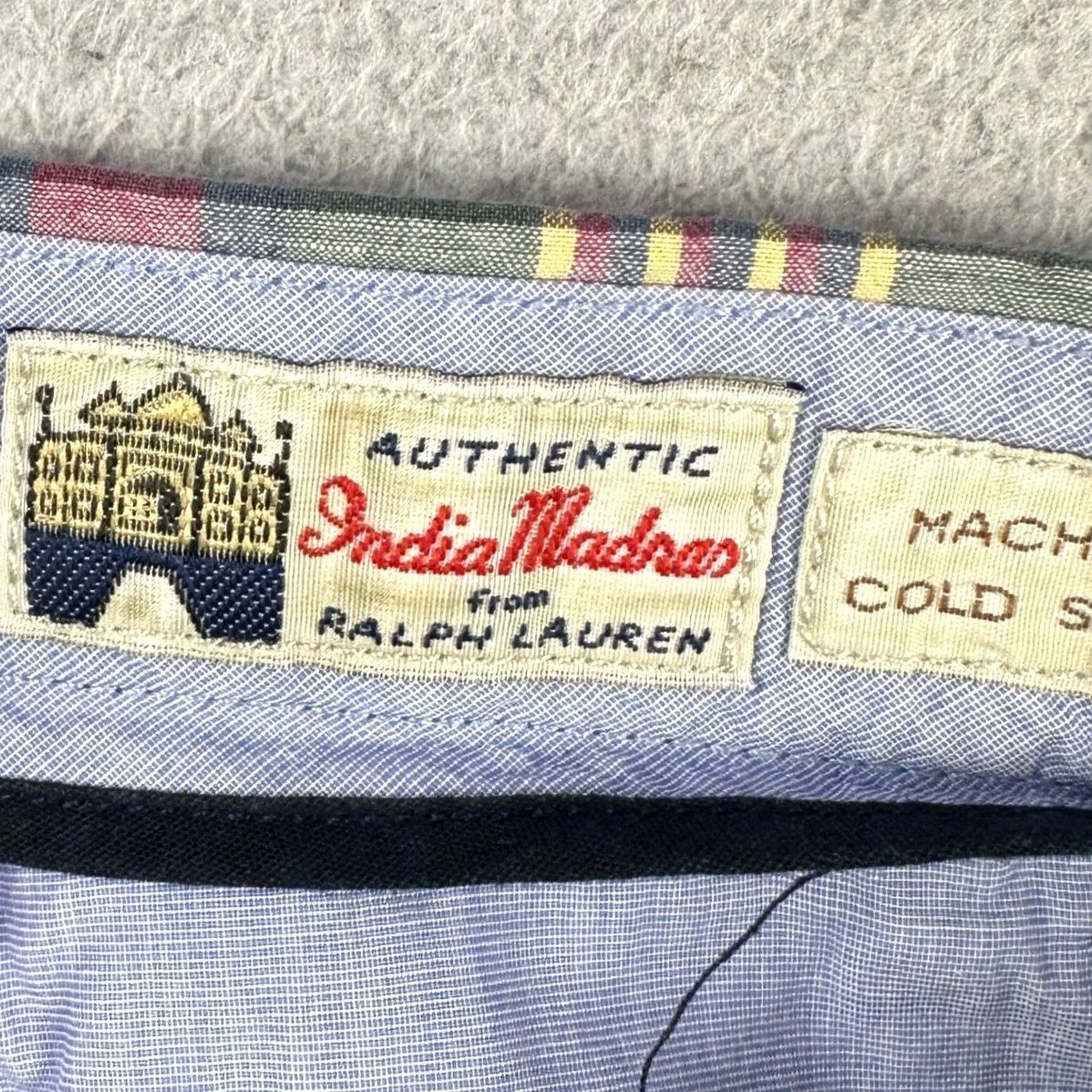 Polo Ralph Lauren Polo Ralph Lauren Mens Khakis Shorts 38 Multi India Madras Plaid 100% Cotton Short Casual Pockets Logo Outdoor Regular Mens Size US M / EU 48-50 / 2 - 5 Thumbnail