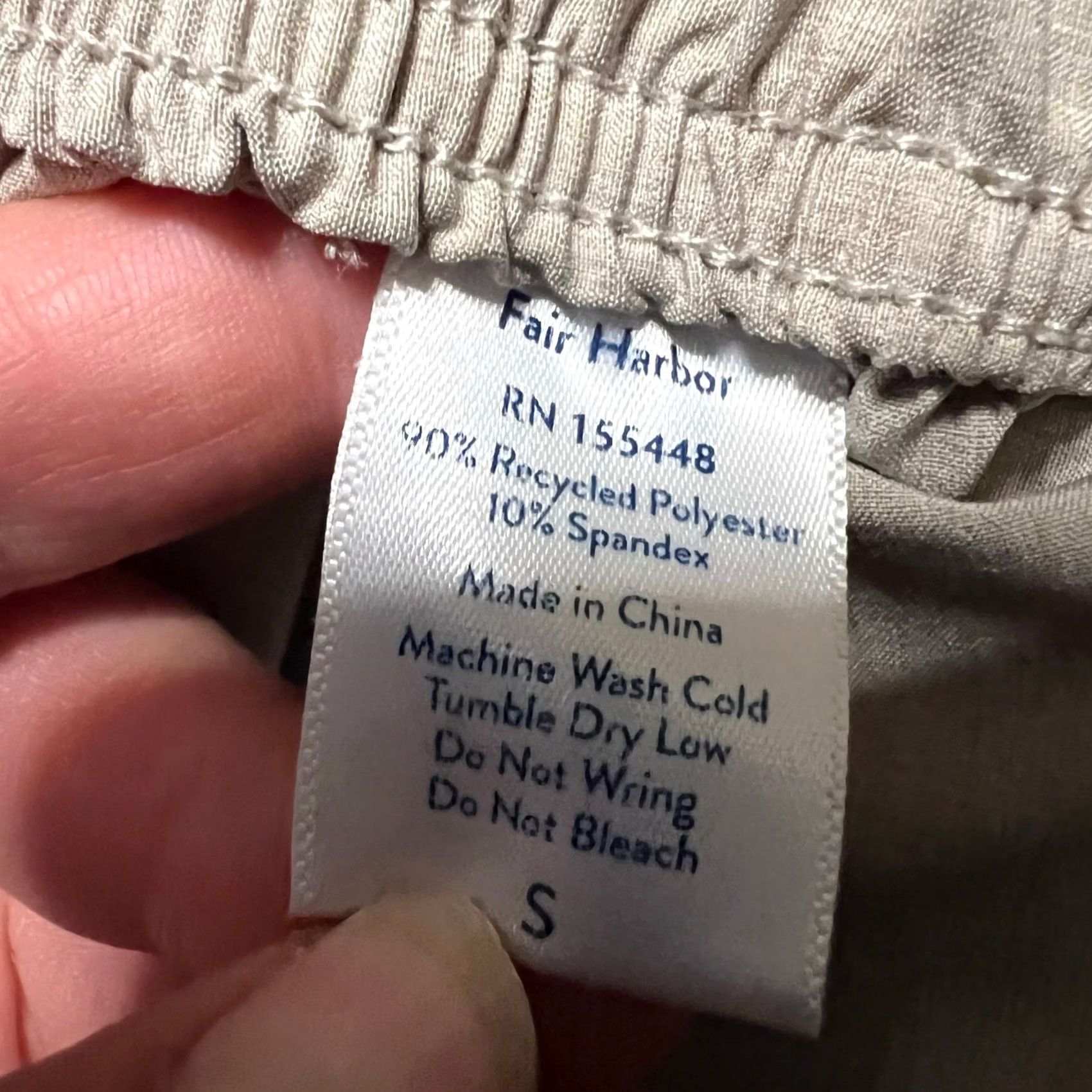 Vintage Fair Harbor The One Performance Stretch Drawstring Pants Mens Small Tan Size US 29 - 7 Thumbnail
