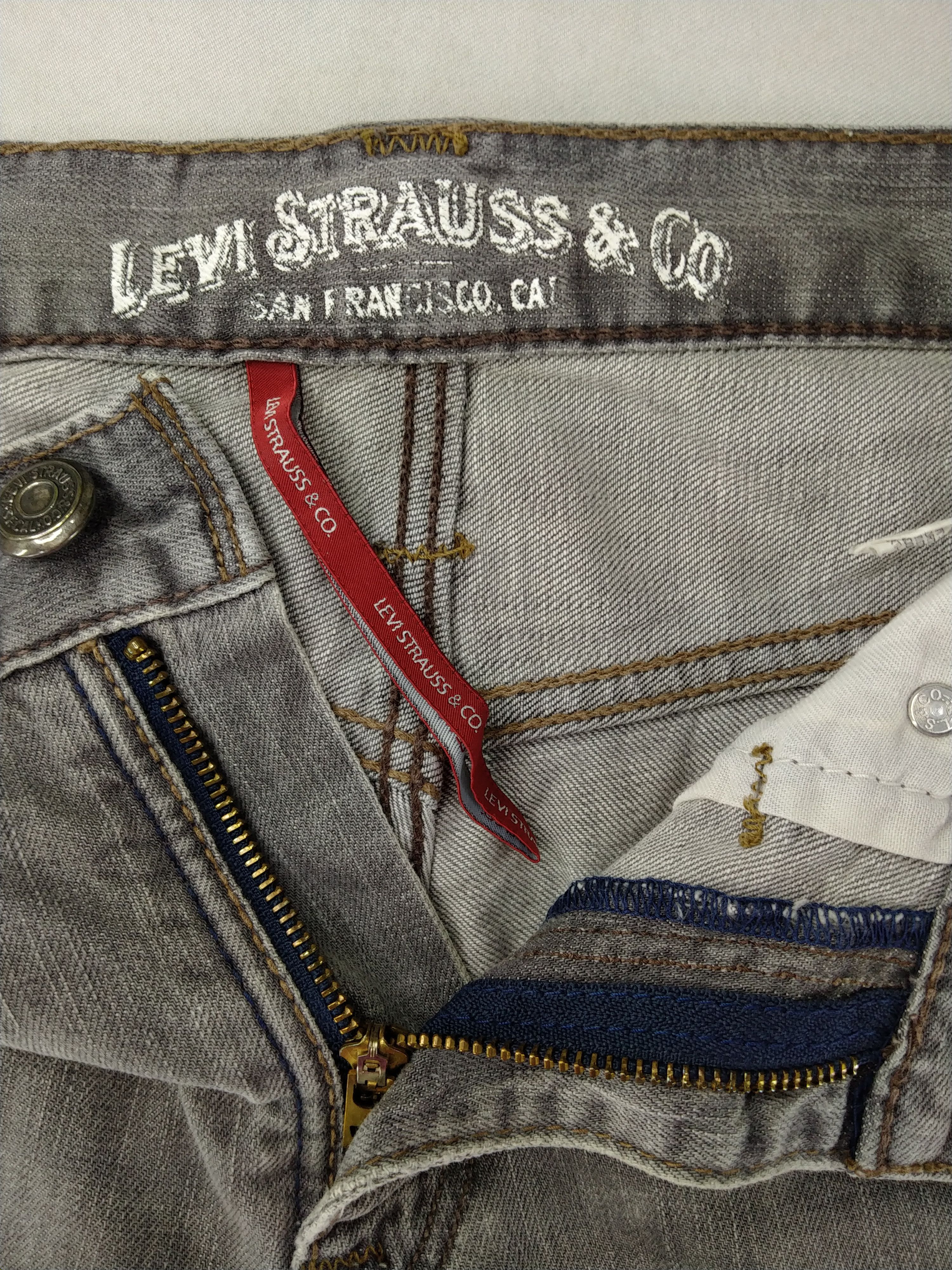 Levi's Light Grey Vintage Levi's 511 Jeans 33x28 Denim -JG025 Size US 33 - 6 Thumbnail