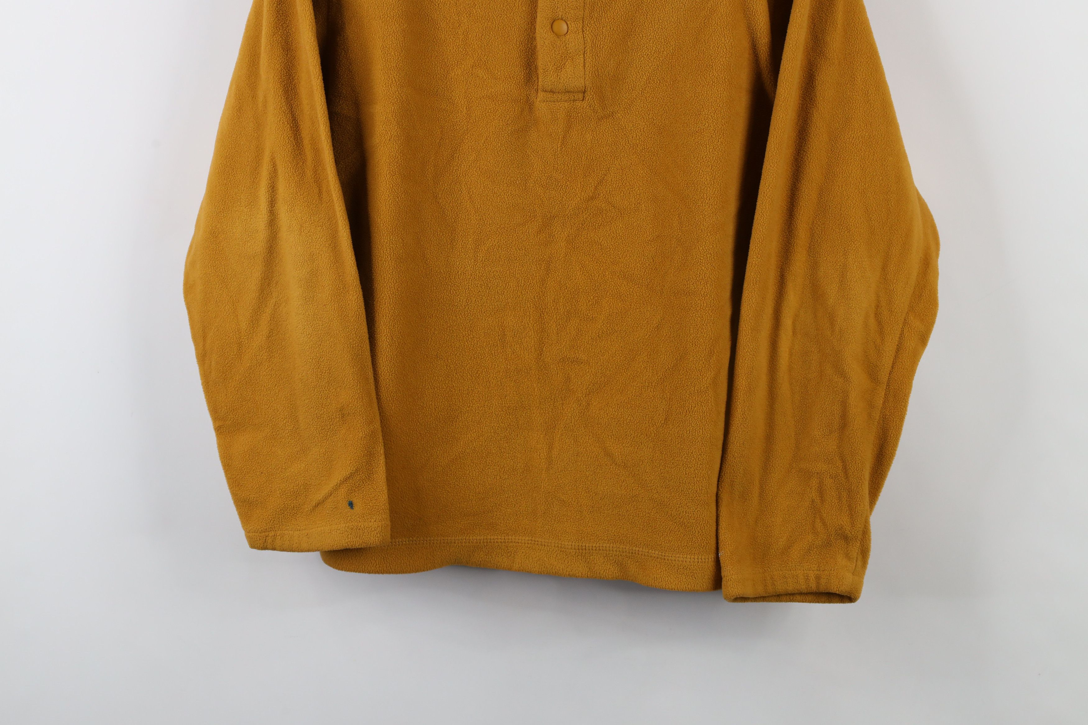 Lands' End × Vintage Vintage Lands End Snap Button Fleece Pullover Sweater Gold Size US S / EU 44-46 / 1 - 3 Thumbnail