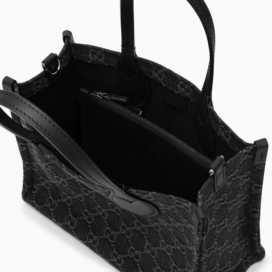 Gucci o1d2blof0824 Size: OS / Medium Ophidia Shopping Bag in Black Size ONE SIZE - 4 Thumbnail
