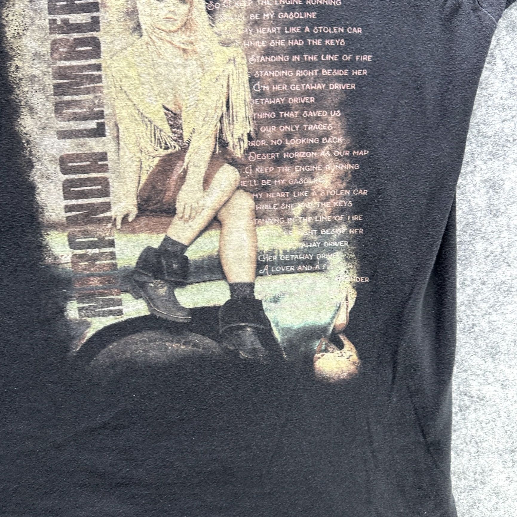Tultex VINTAGE Miranda Lambert Shirt Womens Medium Black Country Music Tour Tee 2000s Size M / US 6-8 / IT 42-44 - 3 Thumbnail