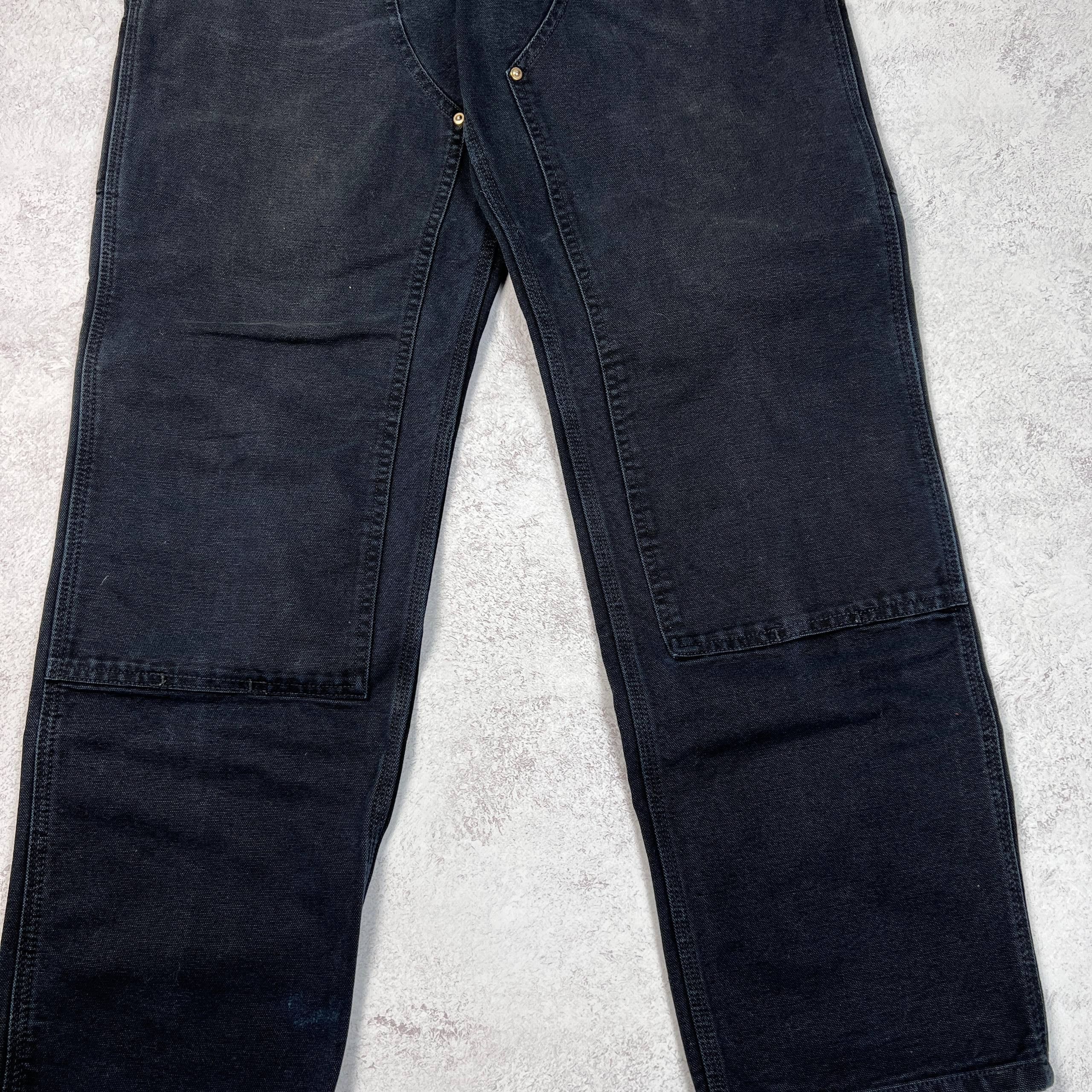 Carhartt Vintage Carhartt Double Knee Work Pants Faded Streetwear Size US 31 - 3 Thumbnail