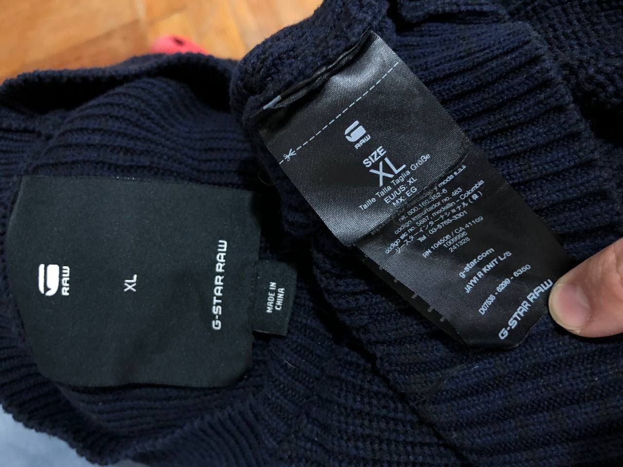 G-Star G-Star Raw Knit Jayvi Sweater Pullover Navy size XL Size US XL / EU 56 / 4 - 8 Thumbnail