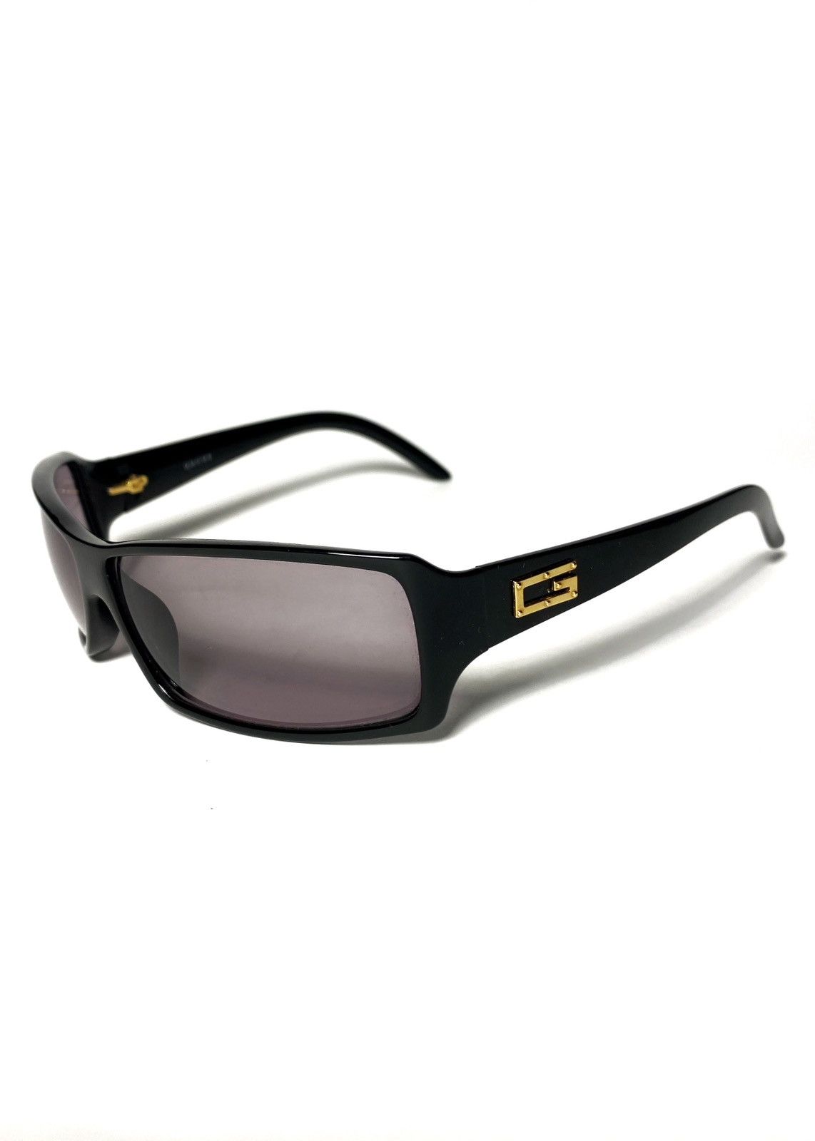 Gucci Gold Logo G Vintage Gucci Sunglasses Size ONE SIZE - 1 Thumbnail