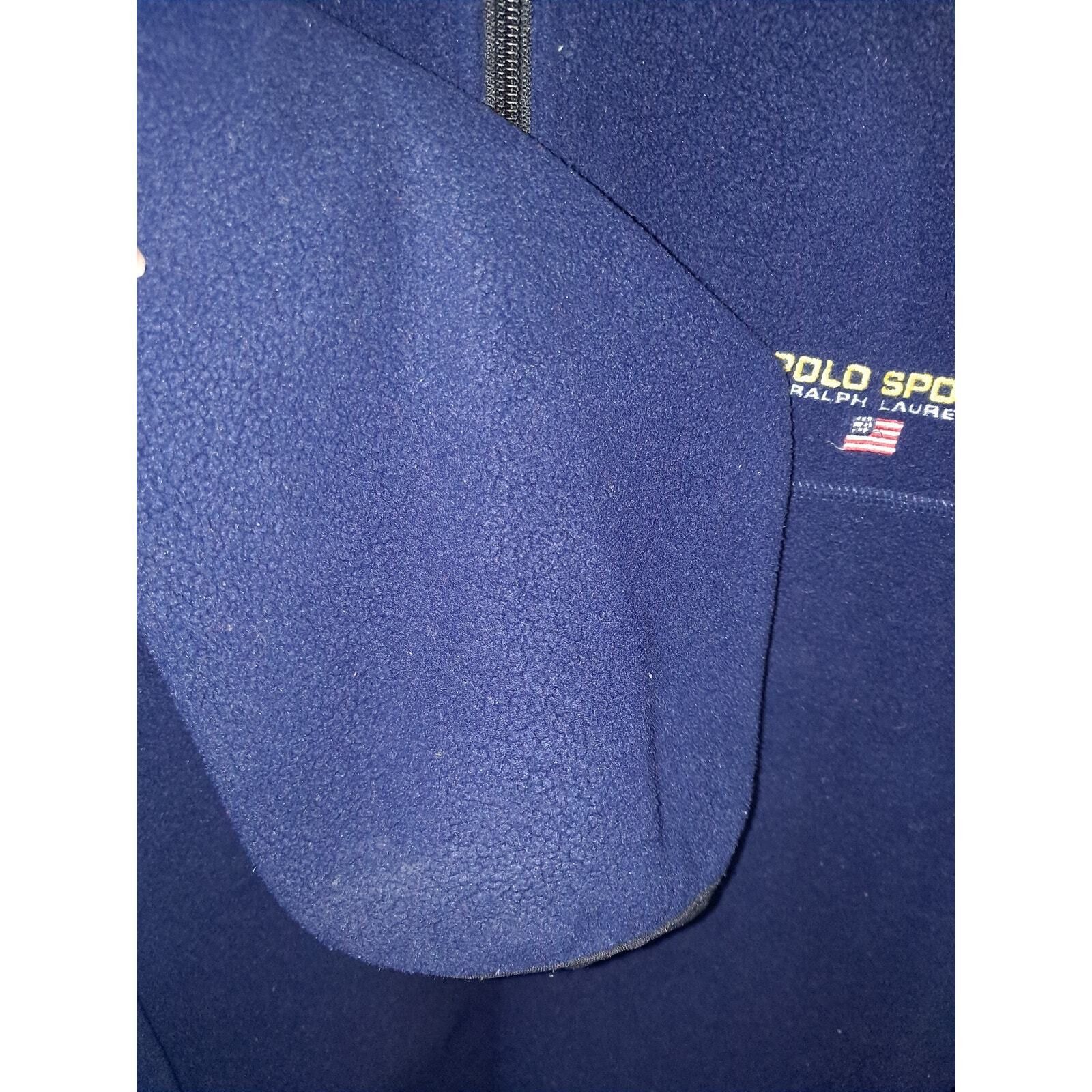 Other Polo Sport 1/4 Zip Blue Fleece Shirt Size XL Size US XL / EU 56 / 4 - 5 Thumbnail