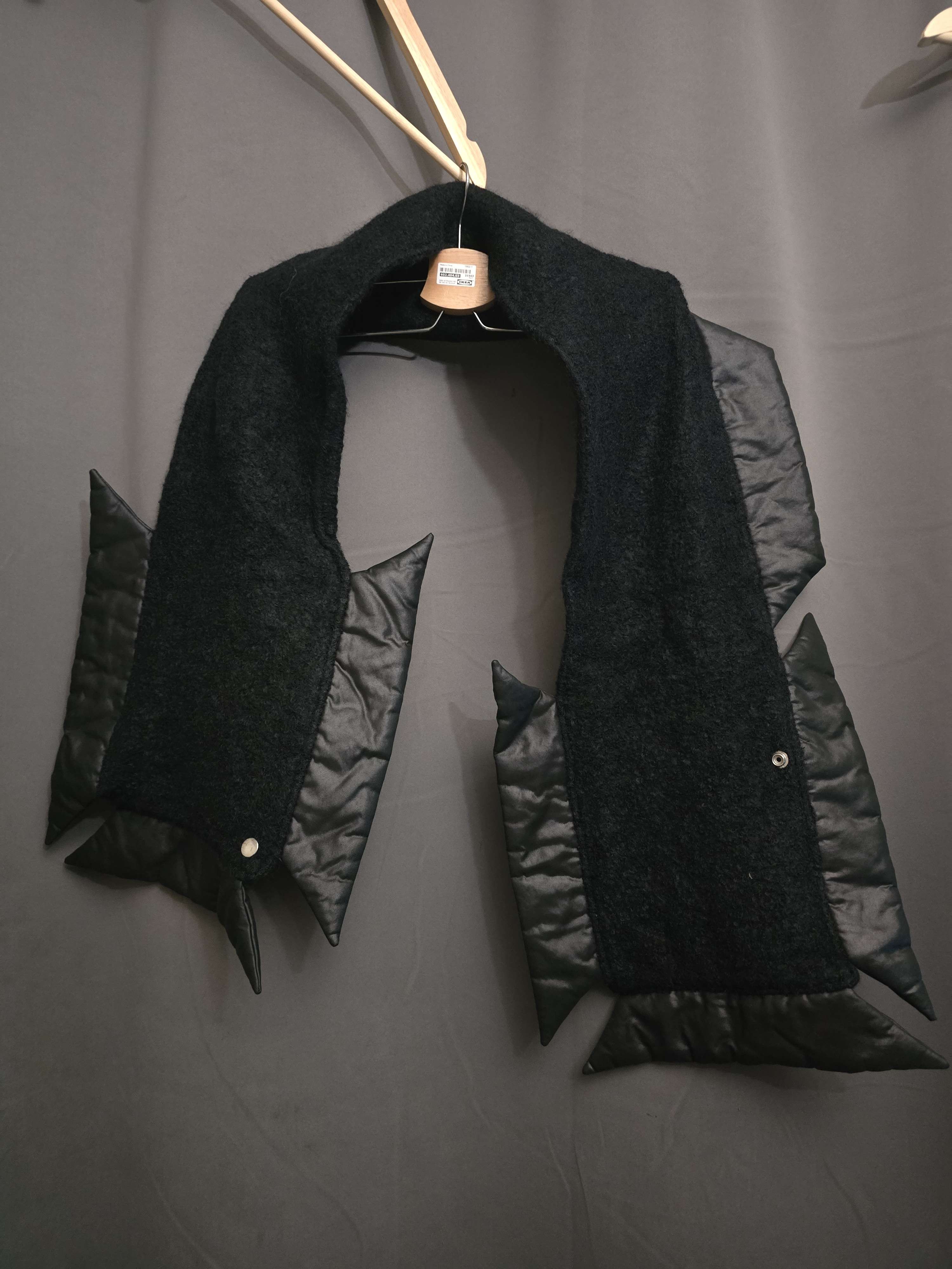 chloma Chloma Junya Suzuki Black Futuristic scarf Size ONE SIZE - 1 Thumbnail