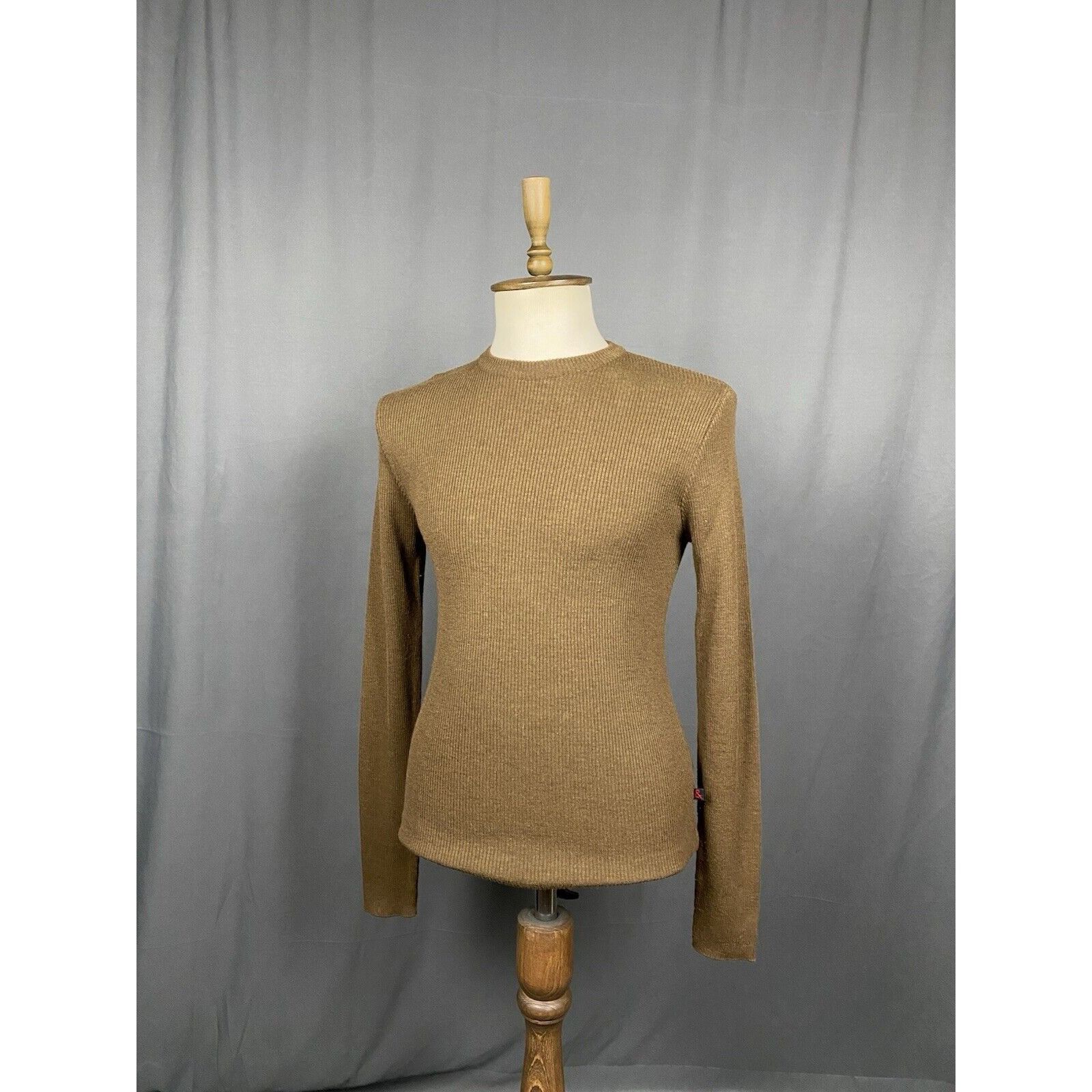 Dolce & Gabbana Dolce&Gabbana VTG Striped Men's Brown Wool Crewneck Sweater Size US L / EU 52-54 / 3 - 4 Thumbnail