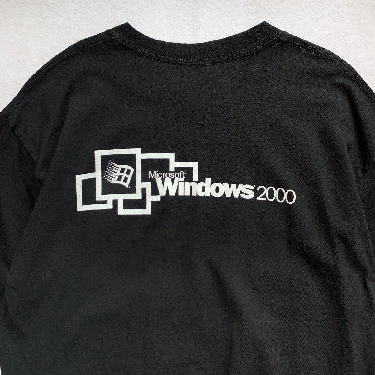 Vintage 2000s Microsoft Windows2000 HP Promo T-Shirt Size US L / EU 52-54 / 3 - 2 Thumbnail