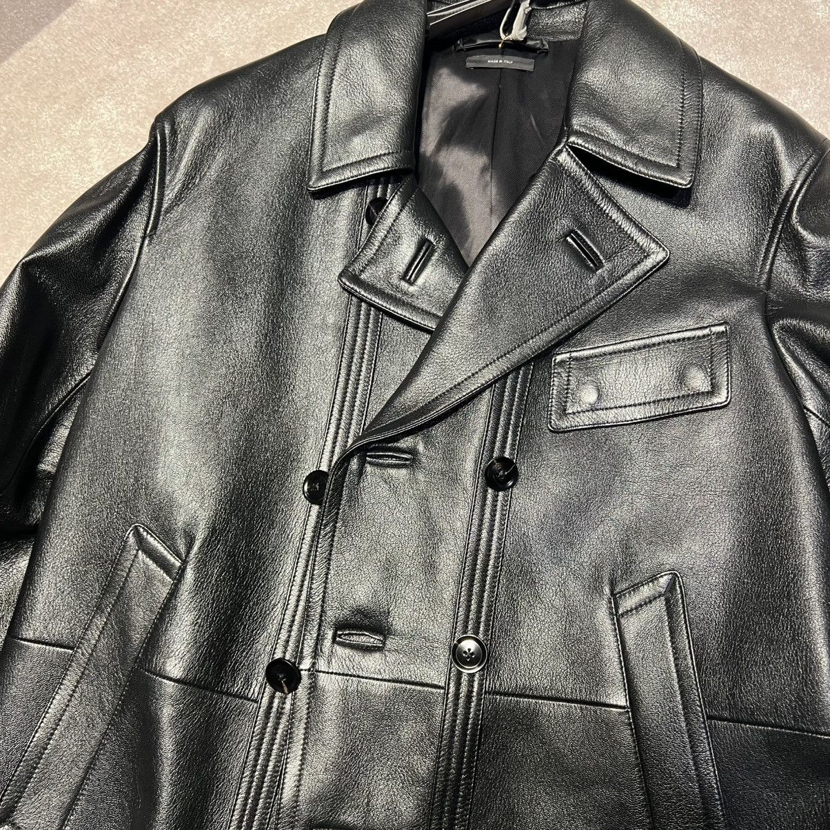Tom Ford Tom Ford Leather Peacoat Size US L / EU 52-54 / 3 - 5 Thumbnail
