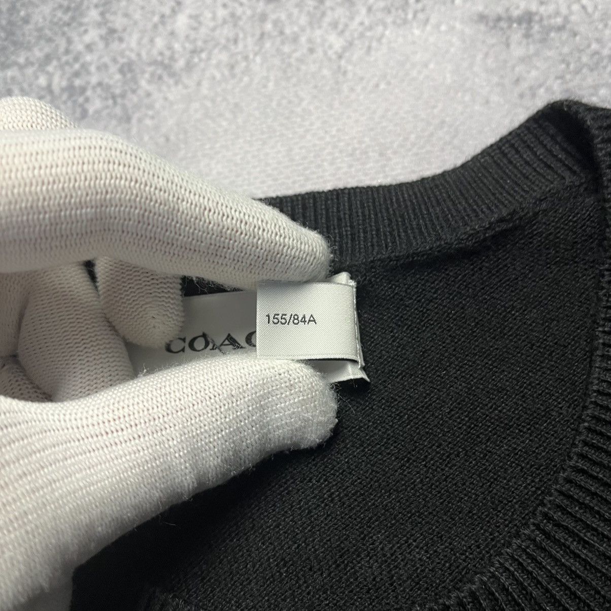 Coach Coach Black Cardigan Sweater Streetwear Luxury Designer Size XS / US 0-2 / IT 36-38 - 5 Thumbnail