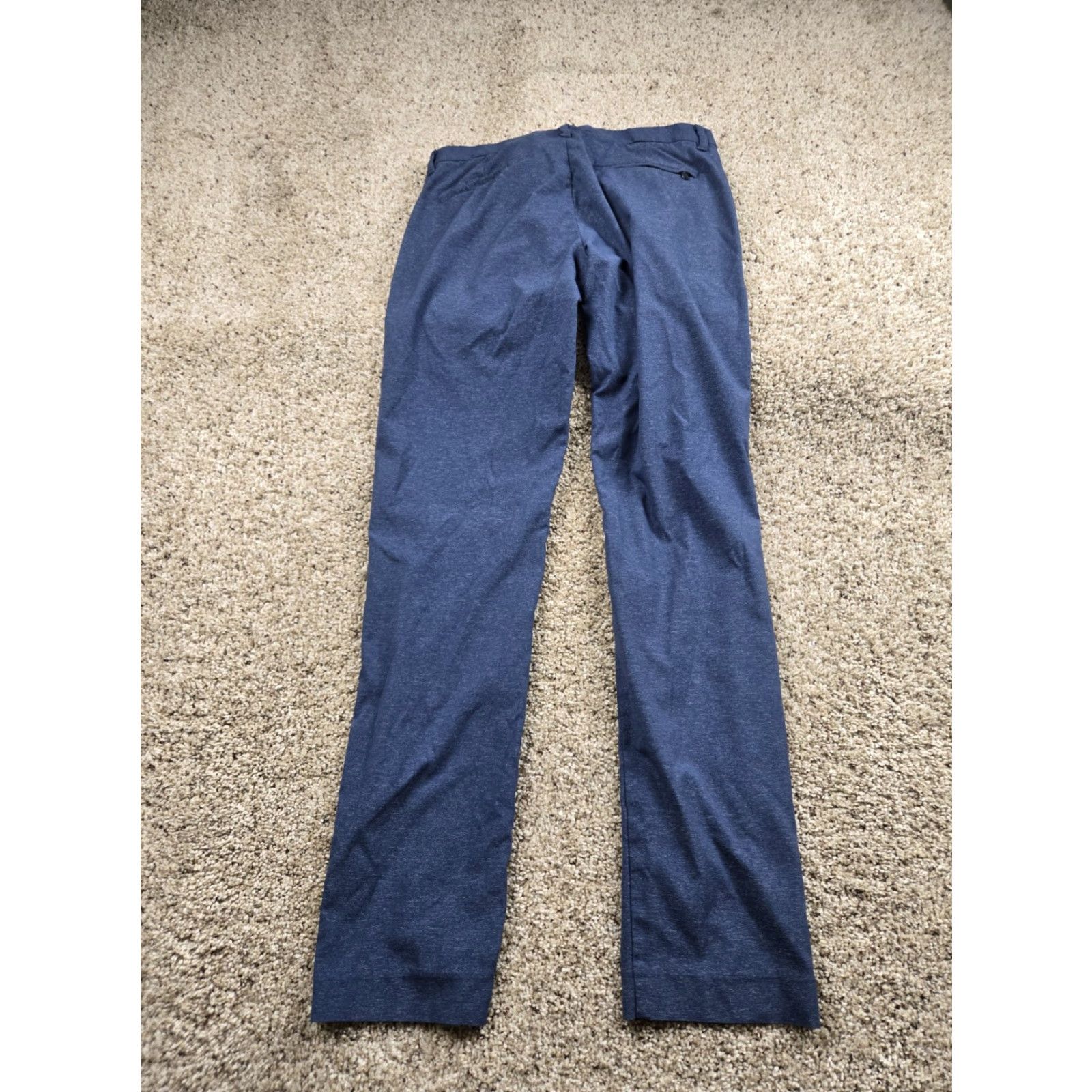 Bonobos Bonobos Chino Pants 29x32 Blue Slim Fit Flat Front Stretch Nylon Blend Mens Size US 29 - 6 Thumbnail